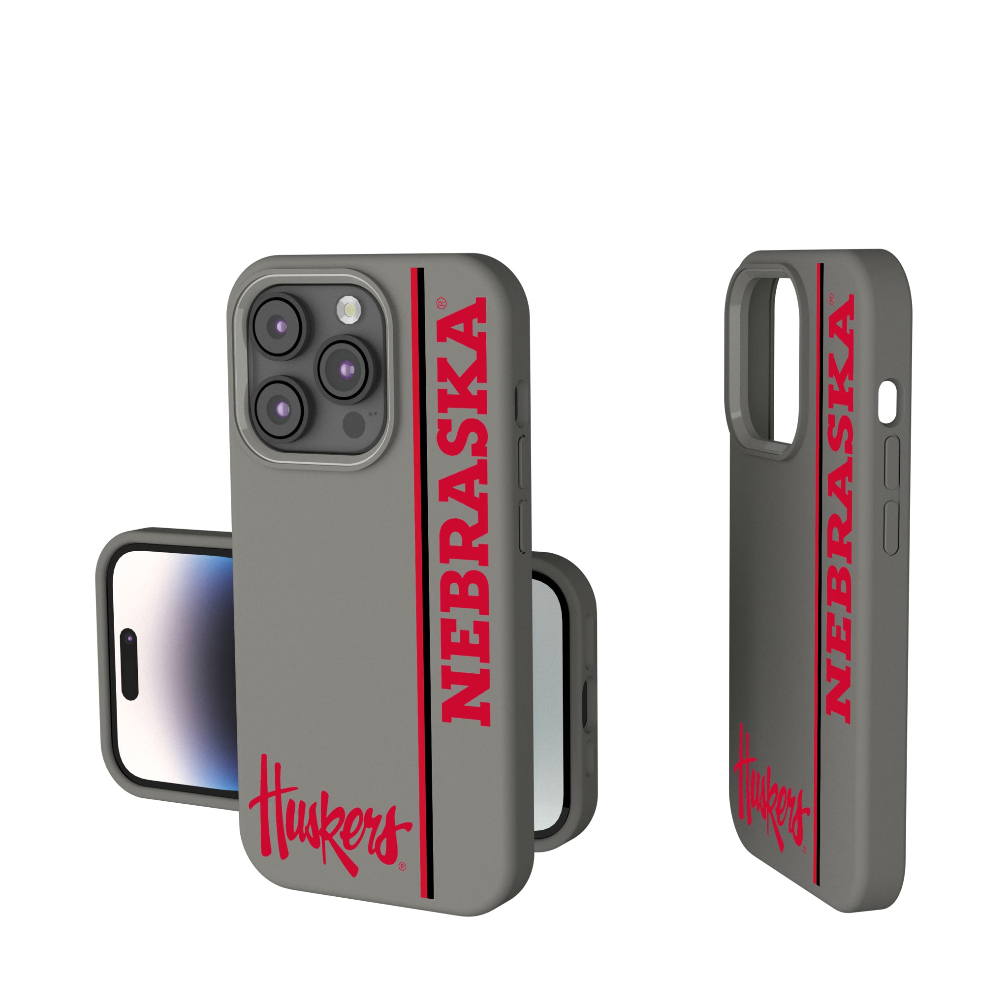 University of Nebraska Huskers Sidebar iPhone Soft Touch Phone Case for Apple iPhone