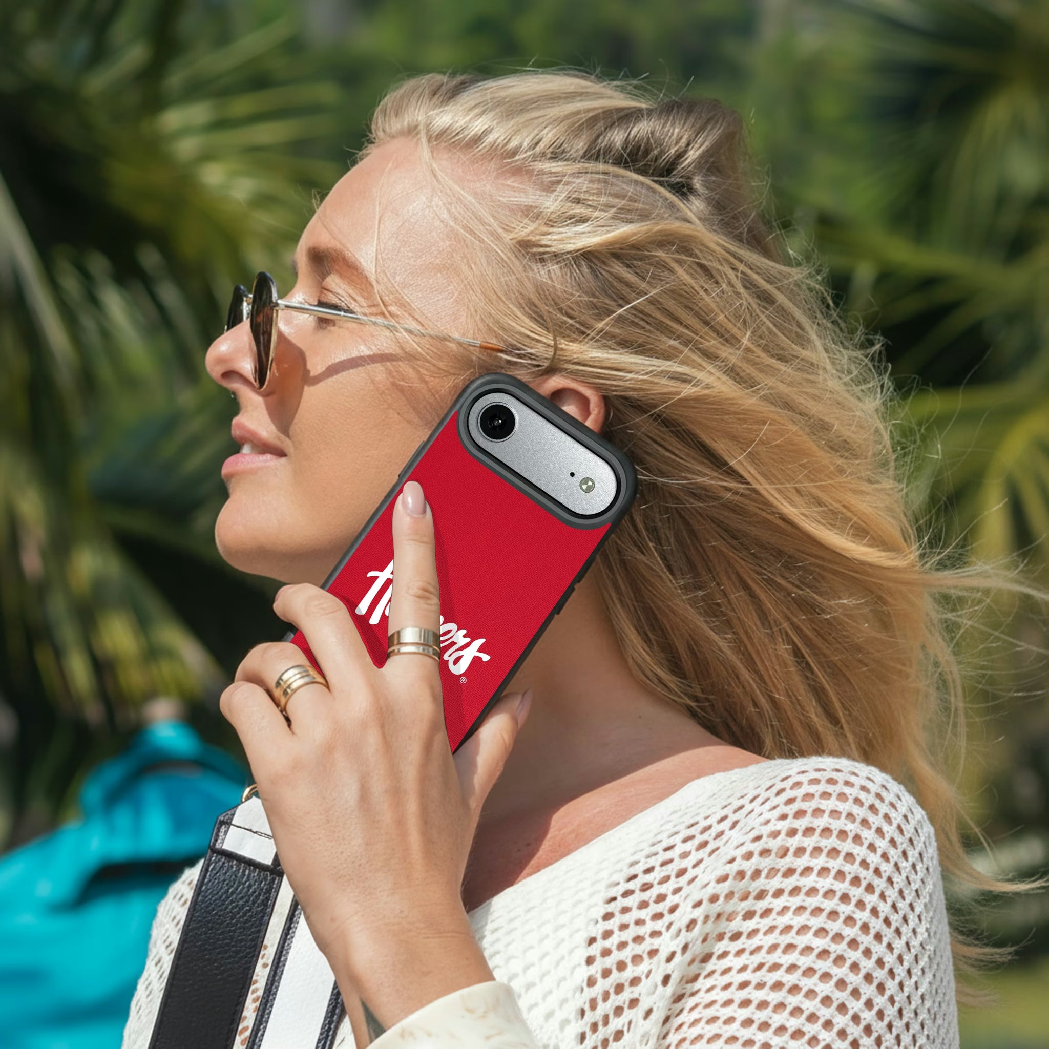 University of Nebraska Huskers Solid iPhone Bump Phone Case for Apple iPhone - Lifestyle#Device_iPhone Air