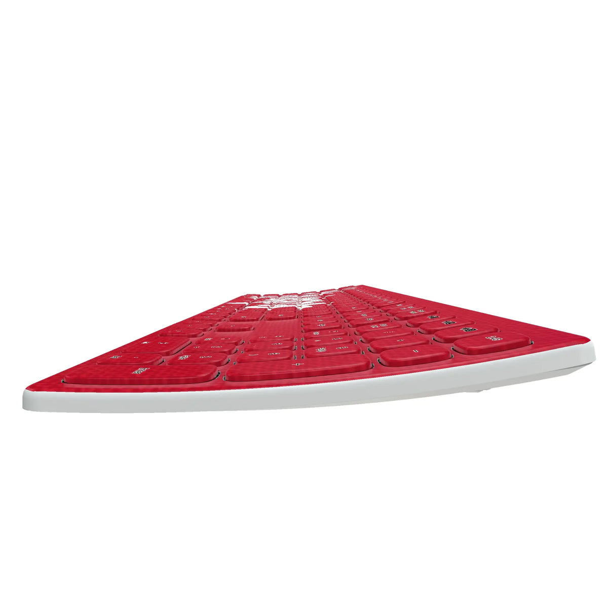 University of Nebraska Huskers Solid KKB605 Curved Wireless Keyboard