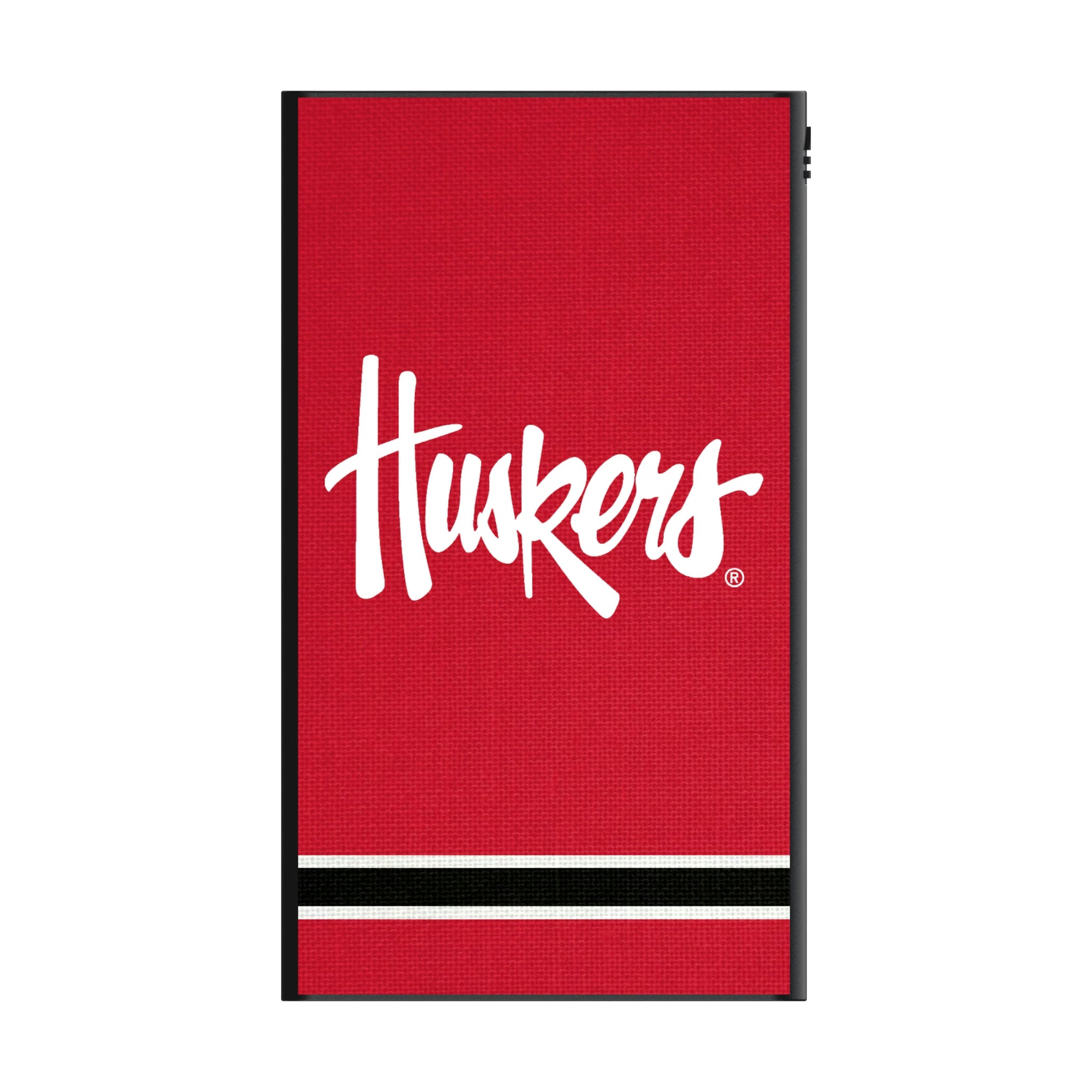 University of Nebraska Huskers Stripe 5000mAh Flat Powerbank