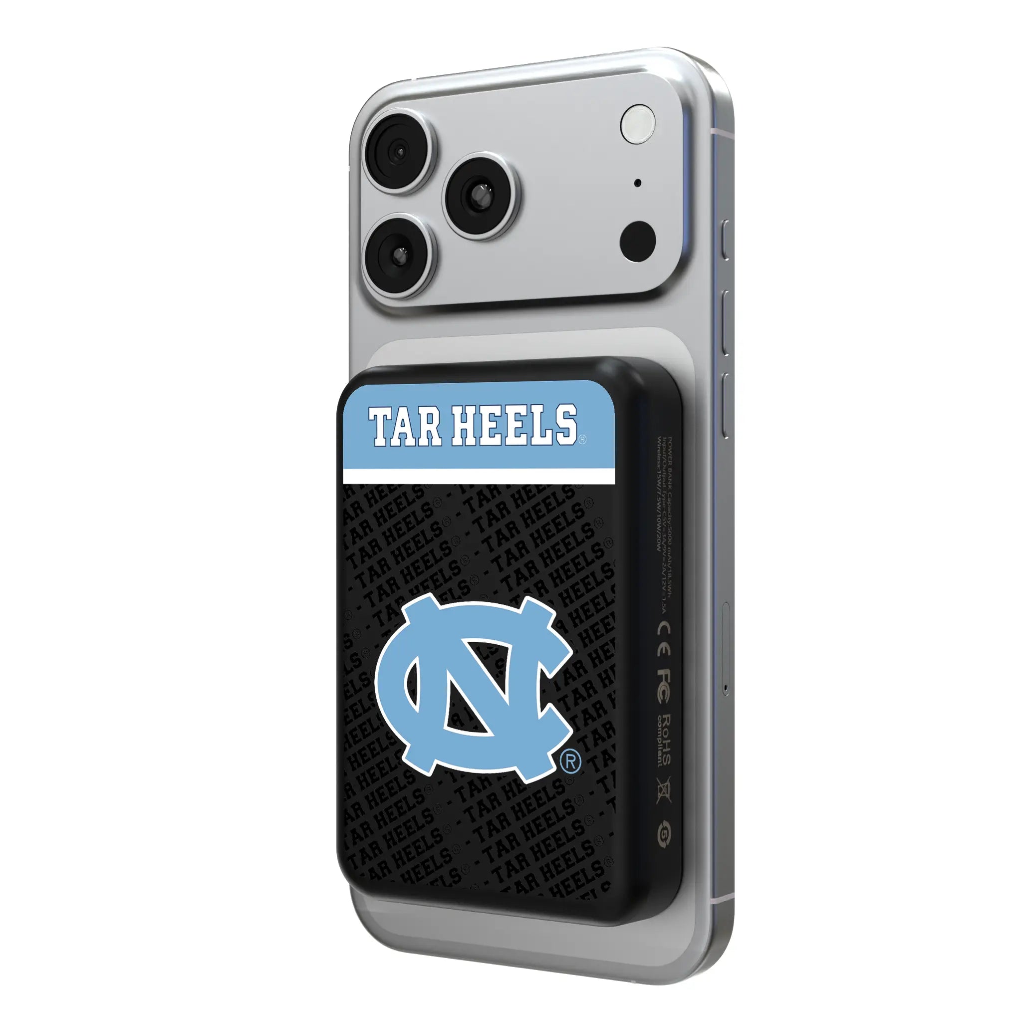 University of North Carolina Tar Heels Endzone Plus Wireless Mag Power Bank