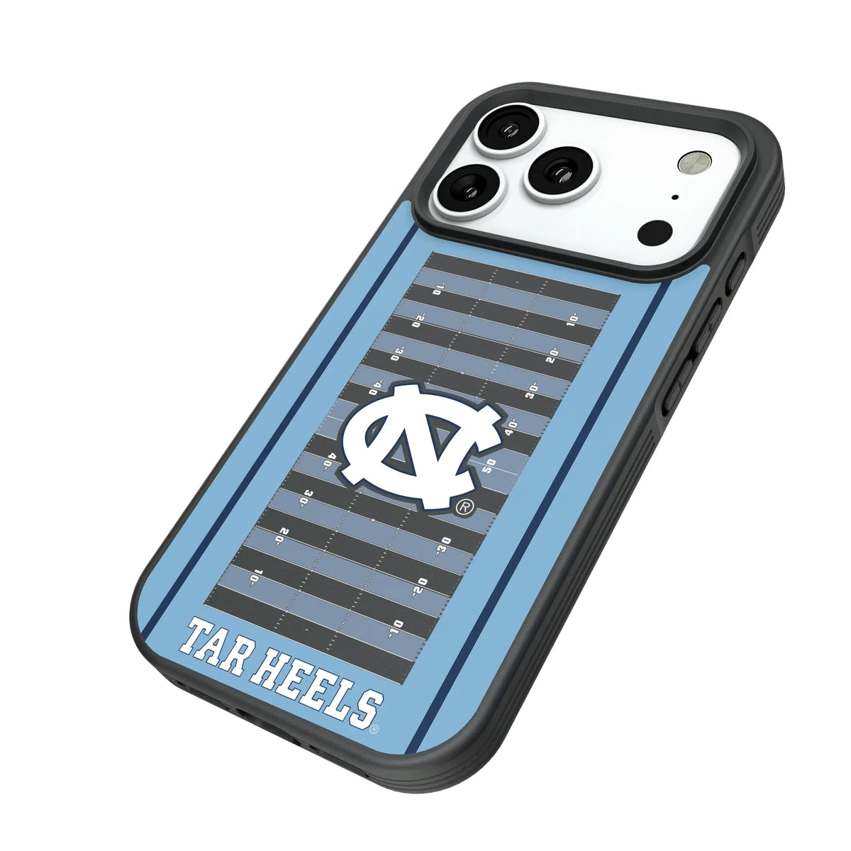University of North Carolina Tar Heels Field iPhone Bump Phone Case for Apple iPhone - Isometric View#Device_iPhone 18 Pro