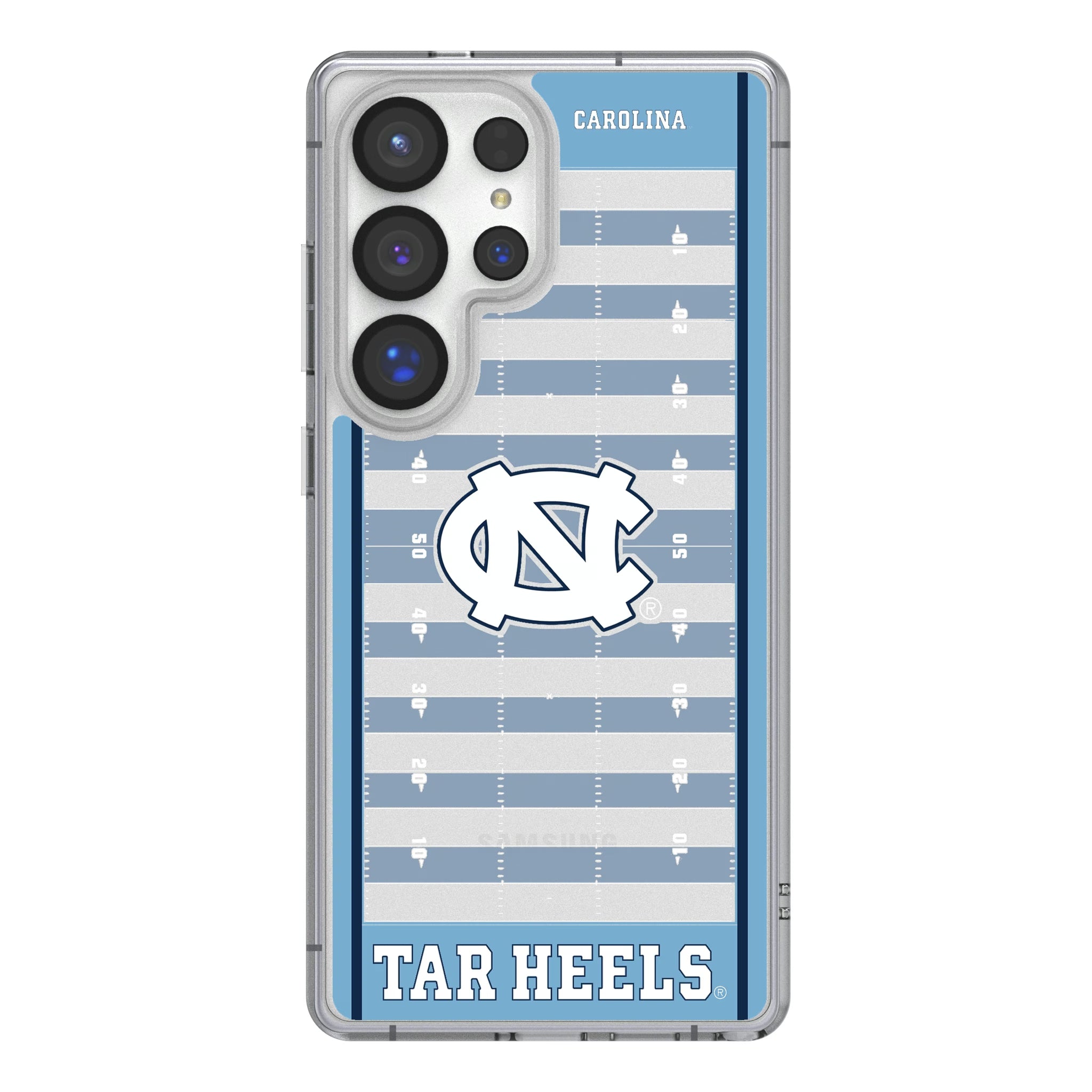 University of North Carolina Tar Heels Field Galaxy Clear Phone Case for Samsung Galaxy
