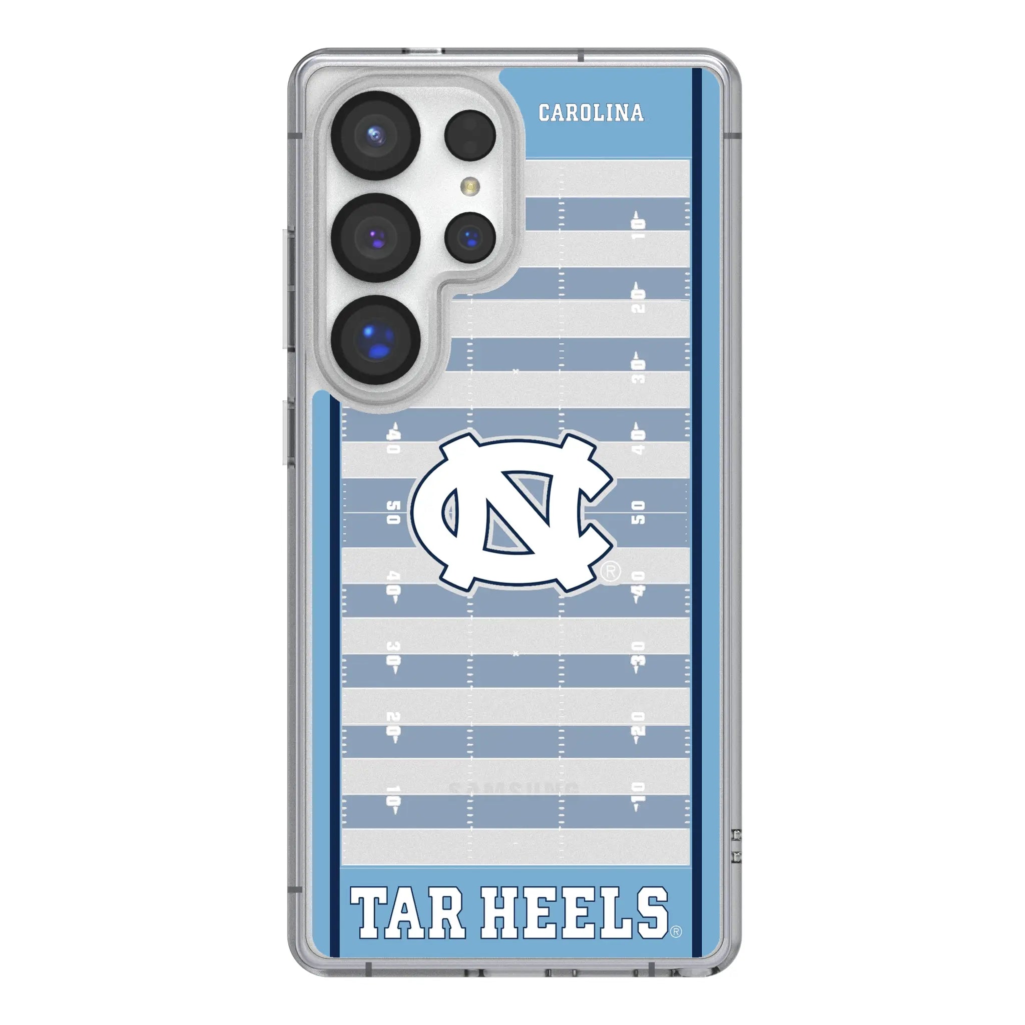 University of North Carolina Tar Heels Field Galaxy Clear Phone Case for Samsung Galaxy#Device_Galaxy S25 Ultra