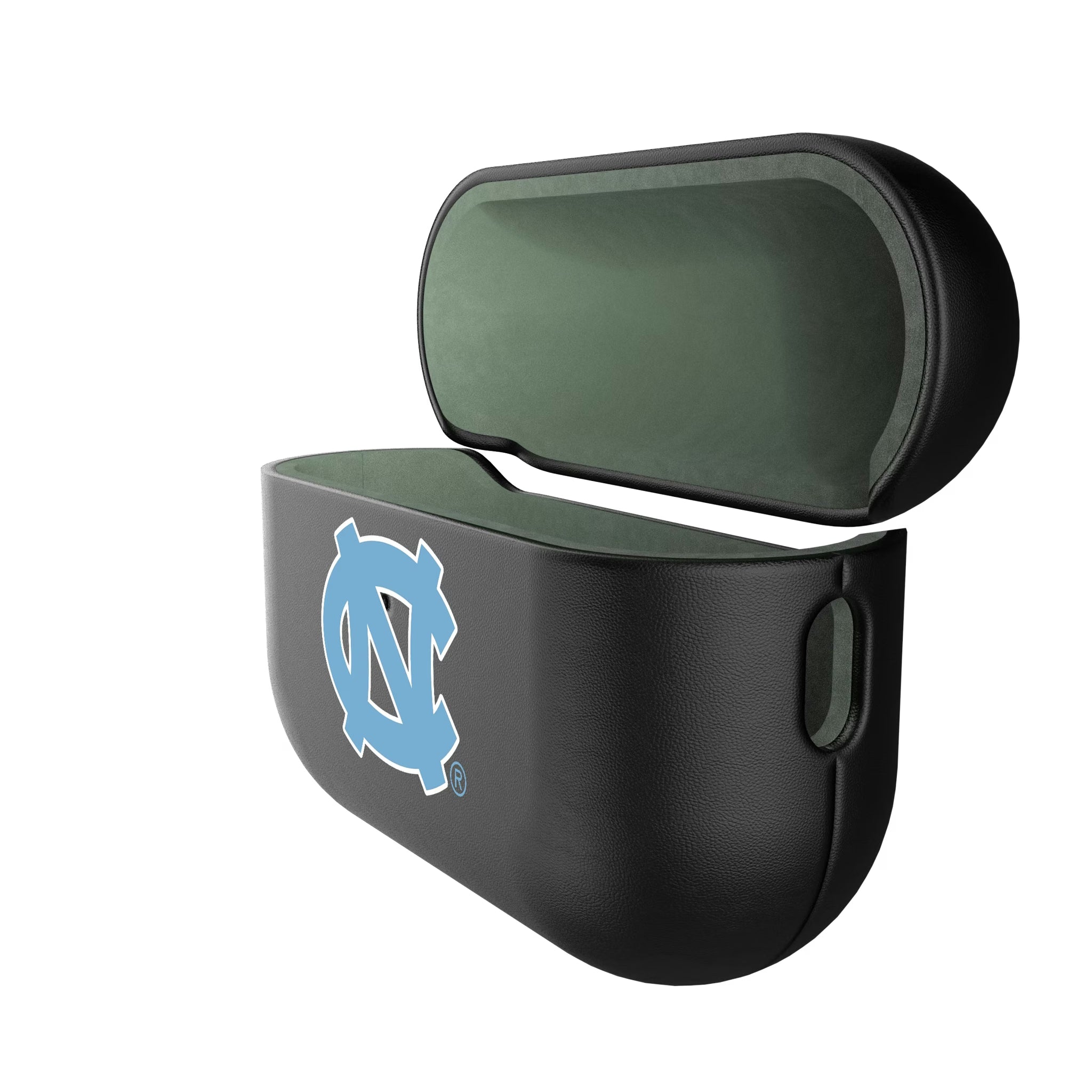 University of North Carolina Tar Heels Insignia AirPods AirPod Case Cover - Isometric View#Device_AirPods Pro 2nd Gen