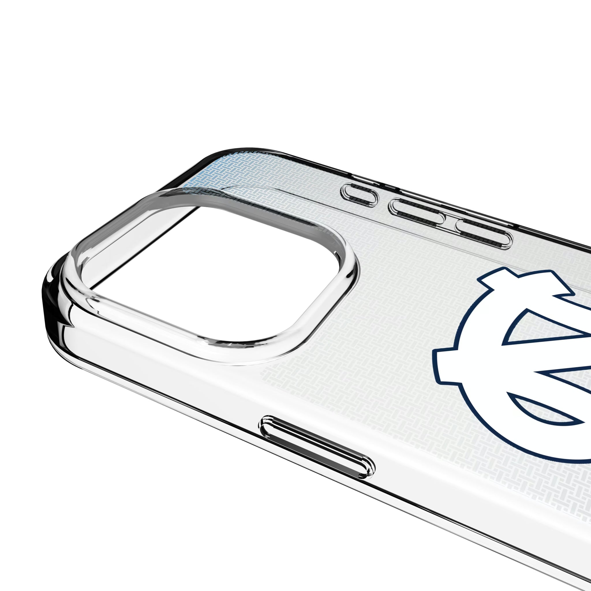 University of North Carolina Tar Heels Linen iPhone Clear Phone Case for Apple iPhone - Detail