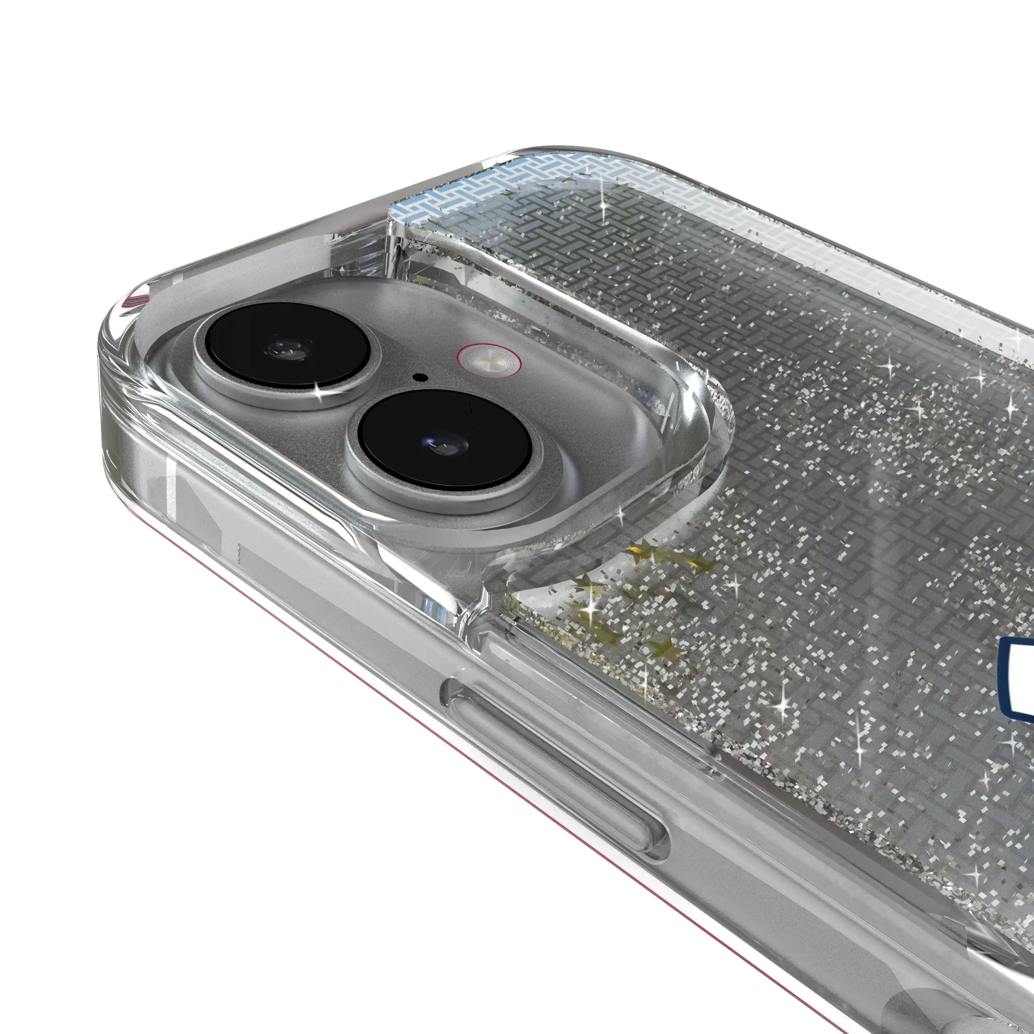 University of North Carolina Tar Heels Linen iPhone Glitter Phone Case for Apple iPhone - Detail