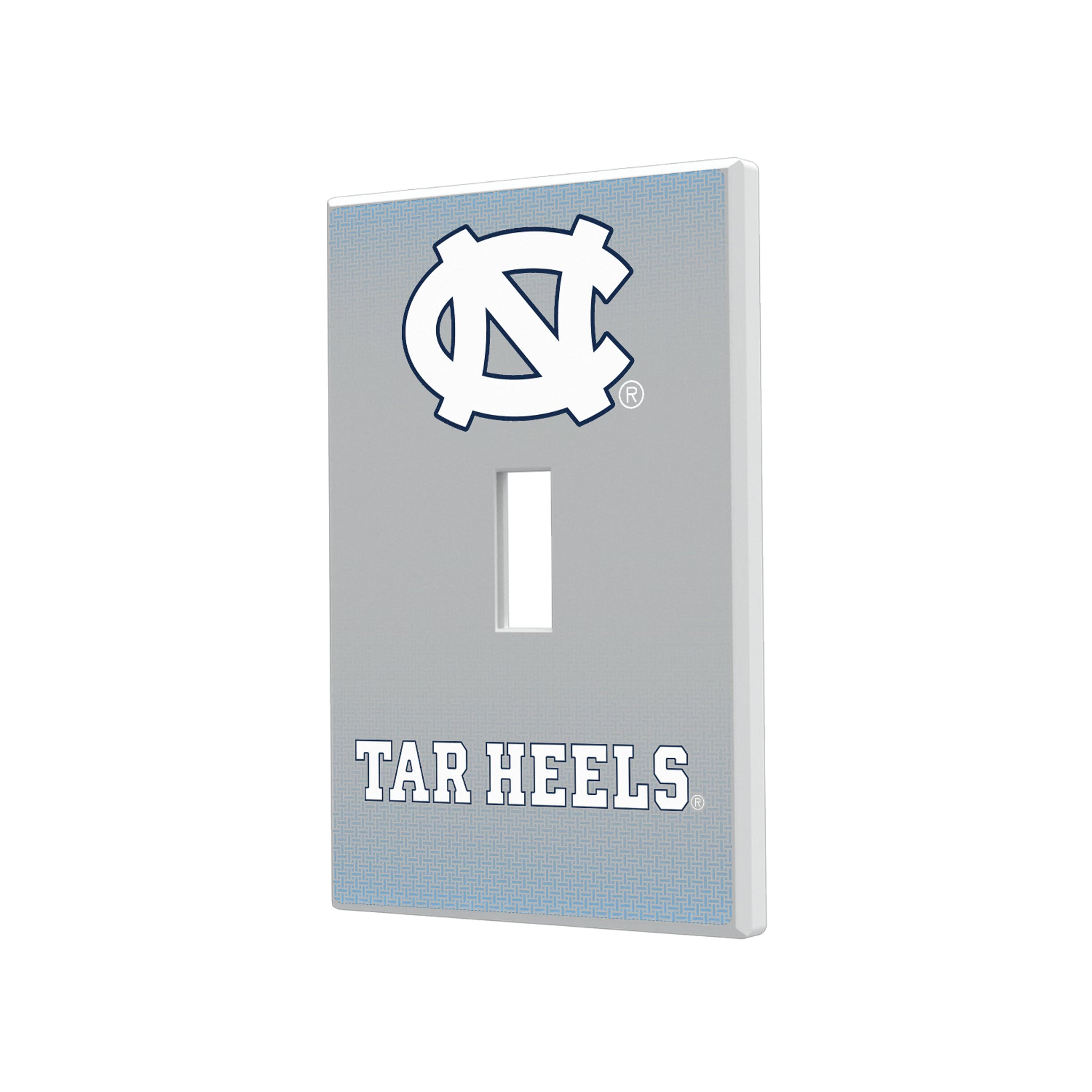 University of North Carolina Tar Heels Linen Hidden-Screw Light Switch Plate#Style_Single Toggle