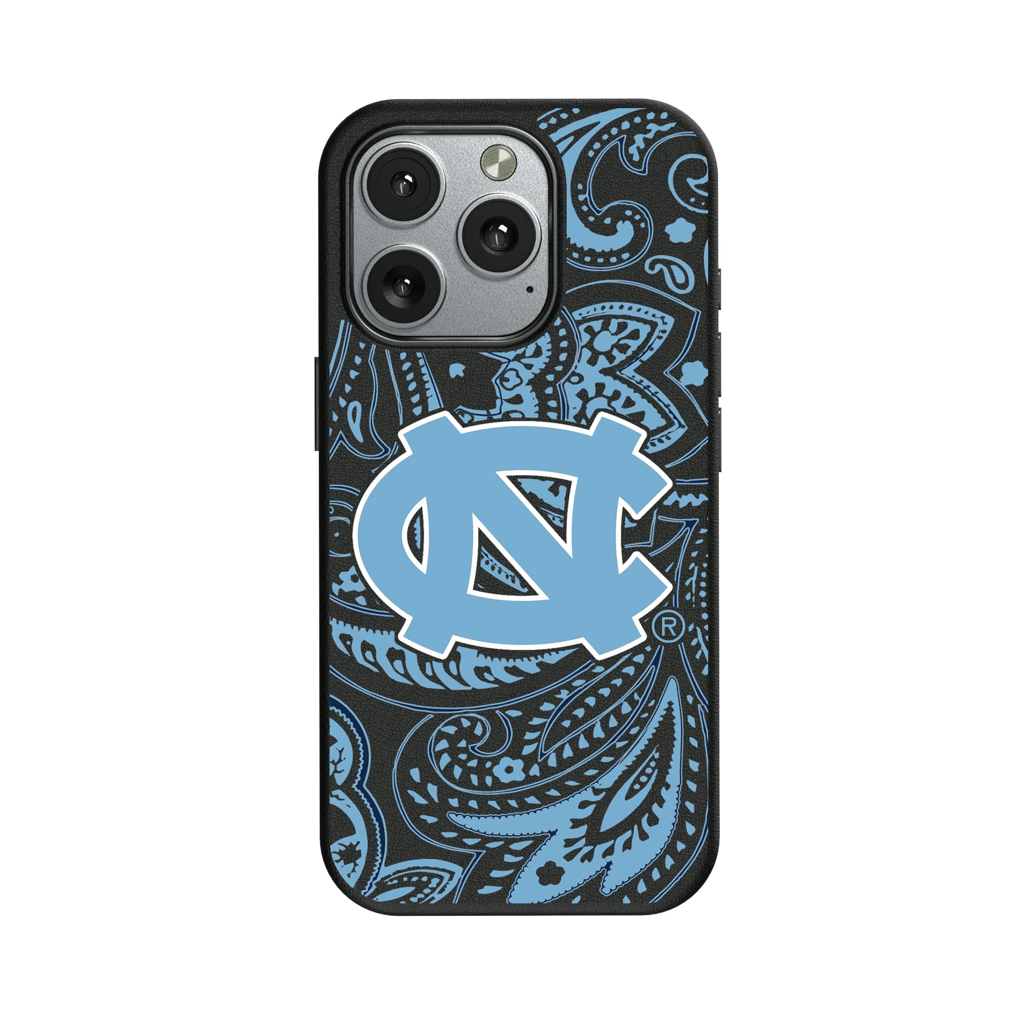 University of North Carolina Tar Heels Paisley iPhone MagSafe Compatible Phone Case for Apple iPhone