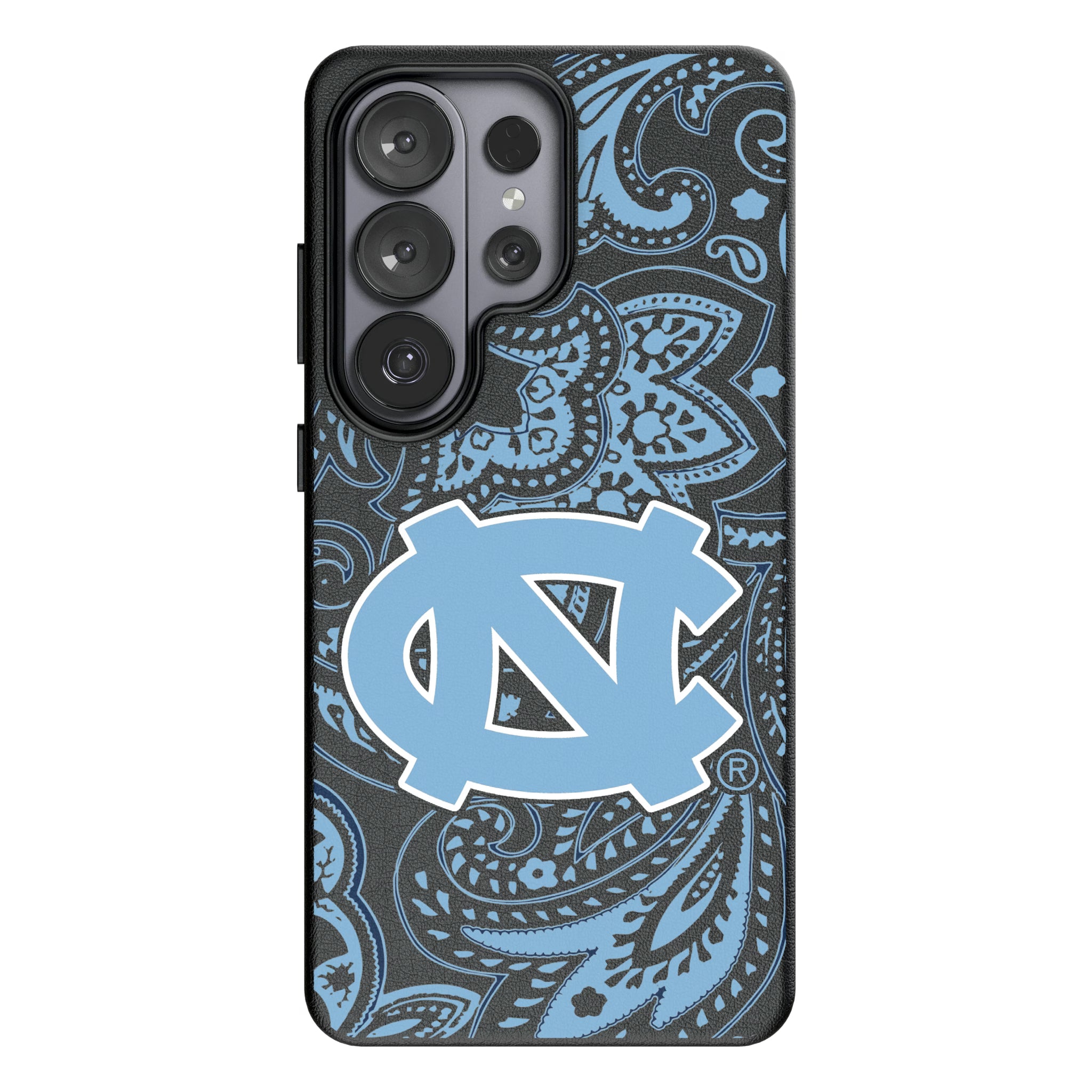 University of North Carolina Tar Heels Paisley Galaxy MagSafe Compatible Phone Case for Samsung Galaxy