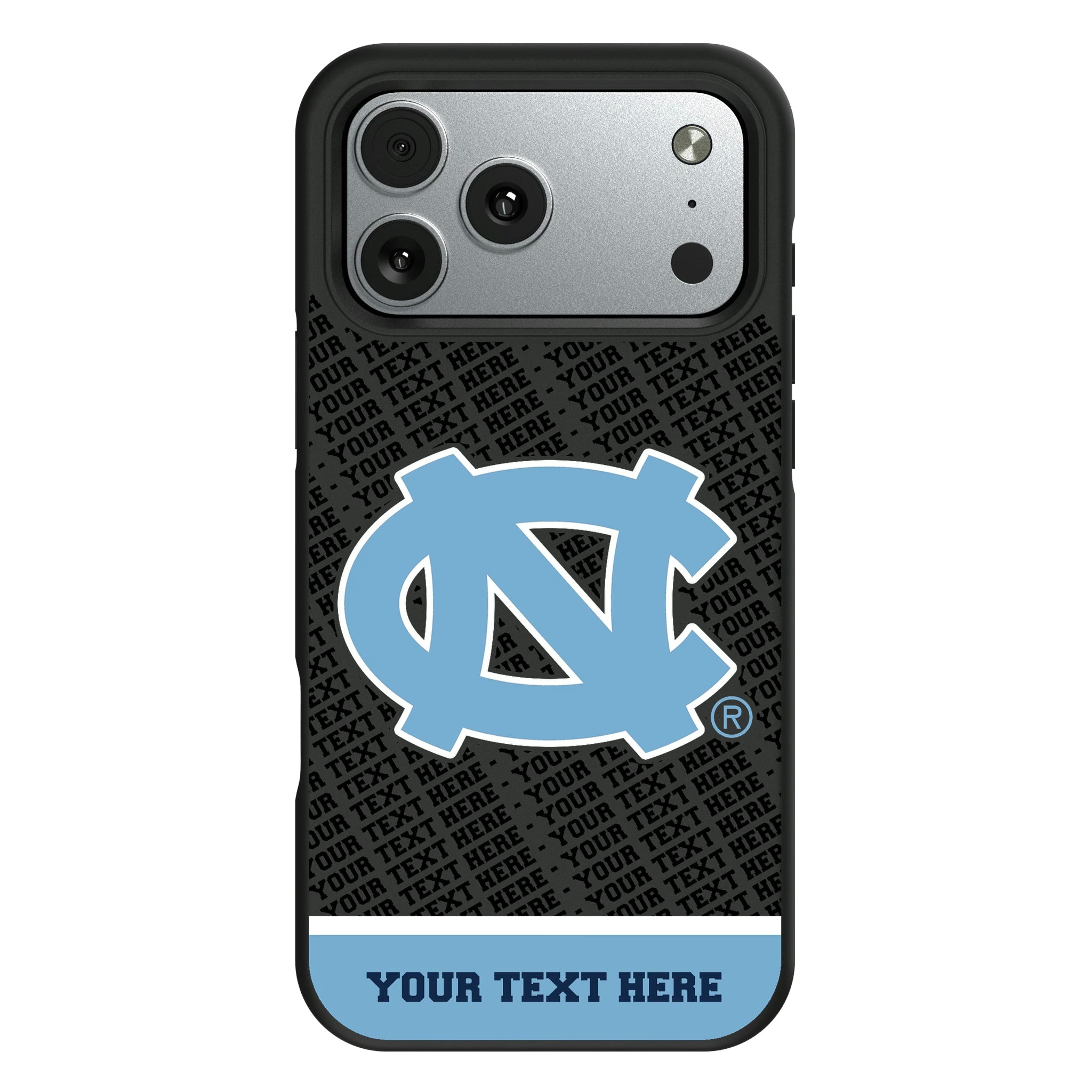 University of North Carolina Tar Heels Personalized EndZone Plus iPhone Bump Phone Case for Apple iPhone#Device_iPhone 17 Pro Max