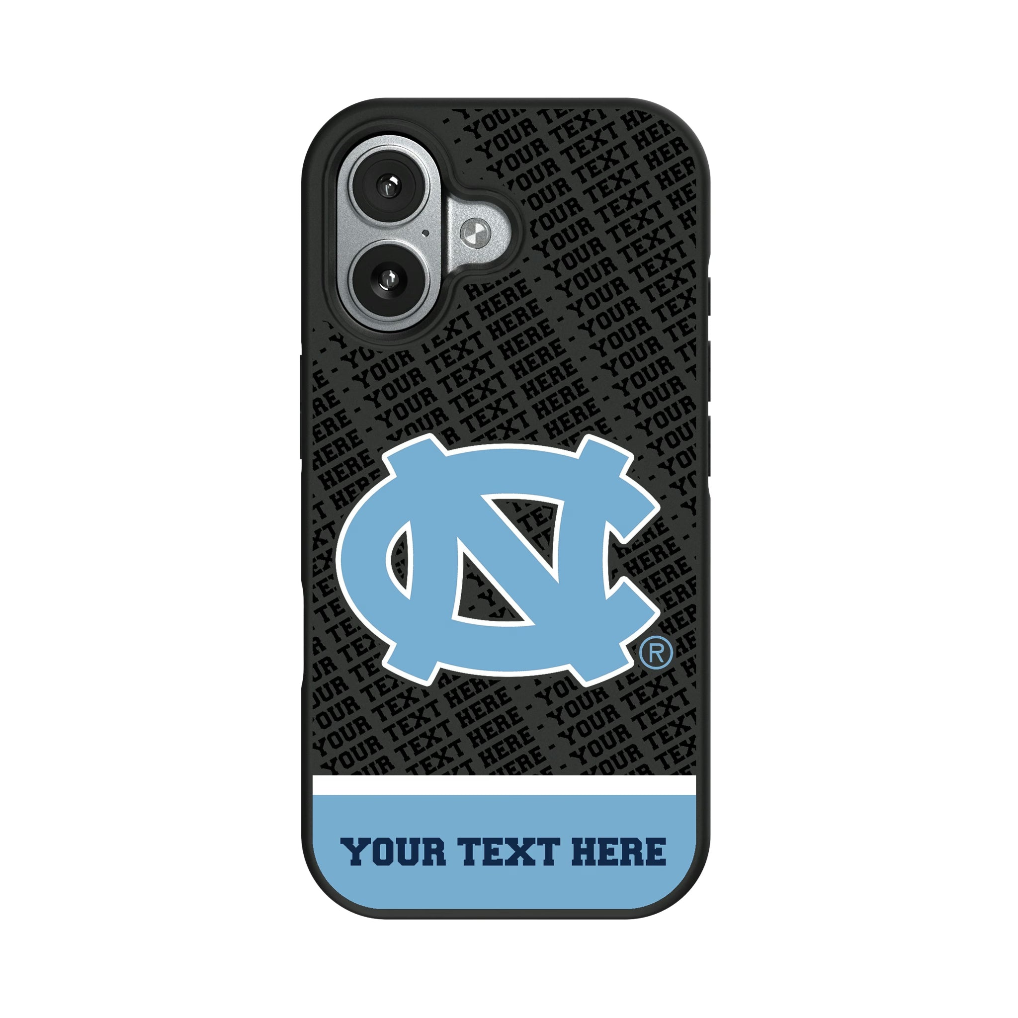 University of North Carolina Tar Heels Personalized EndZone Plus iPhone Bump Phone Case for Apple iPhone#Device_iPhone 17