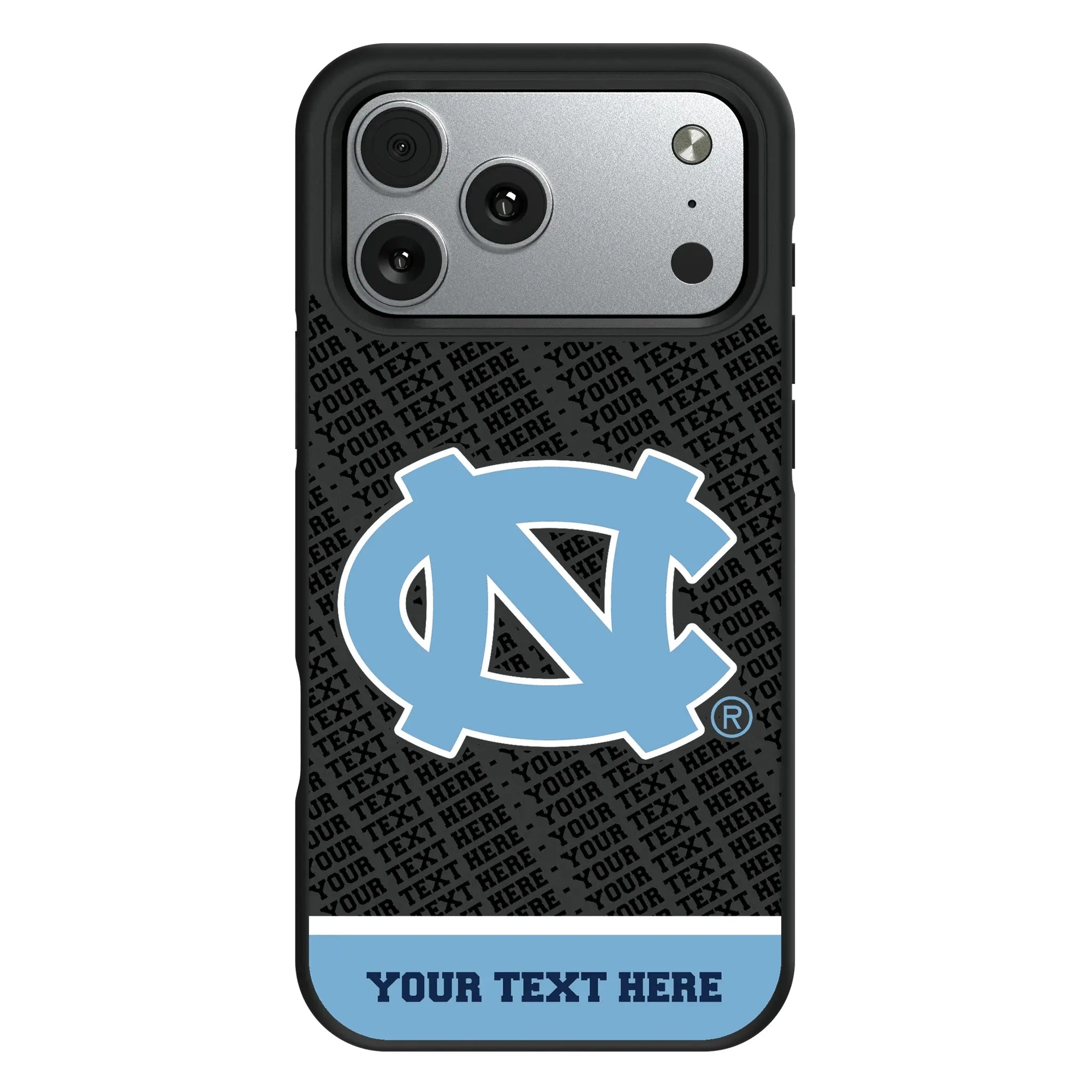 University of North Carolina Tar Heels Personalized EndZone Plus iPhone Bump Phone Case for Apple iPhone#Device_iPhone 17 Pro Max