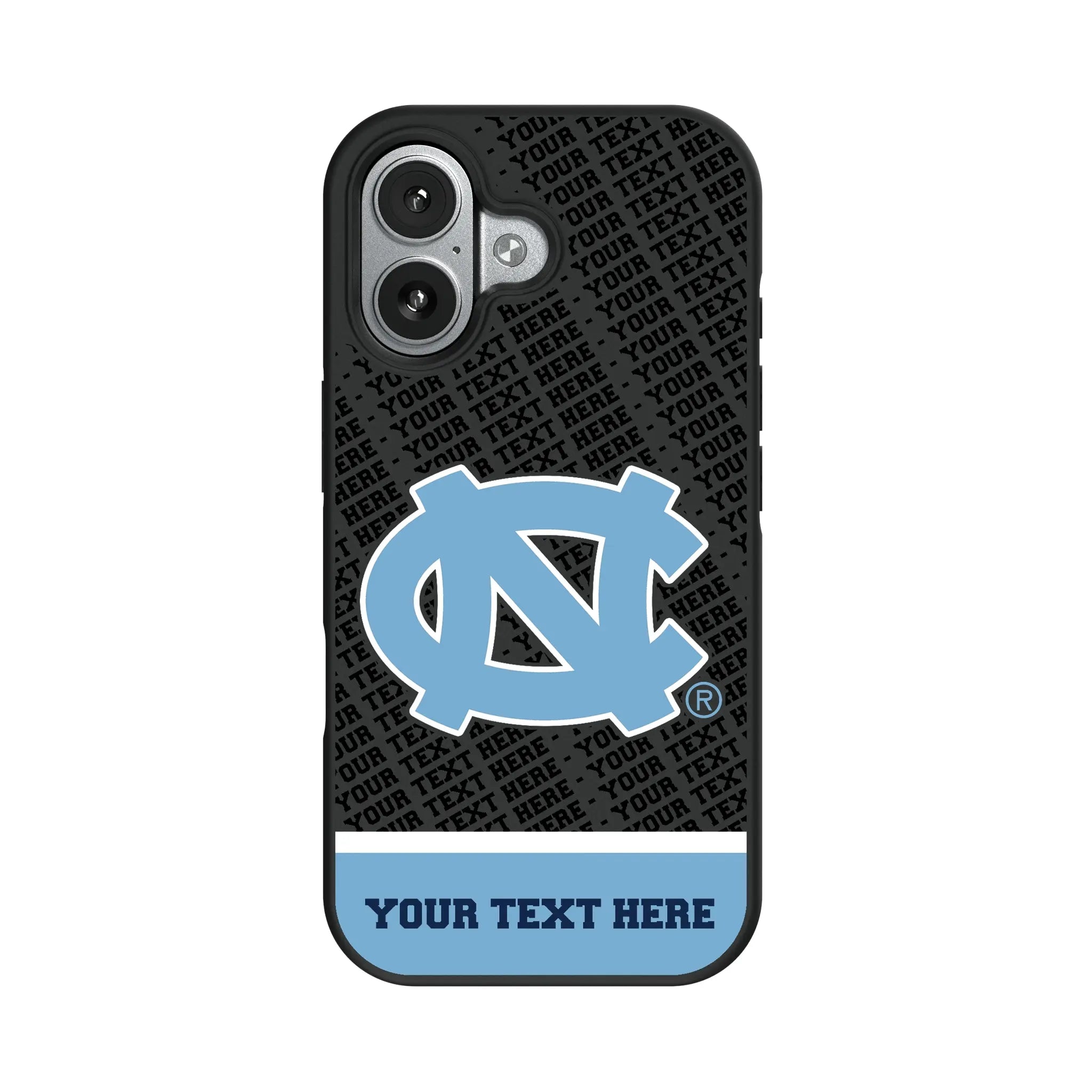 University of North Carolina Tar Heels Personalized EndZone Plus iPhone Bump Phone Case for Apple iPhone#Device_iPhone 17