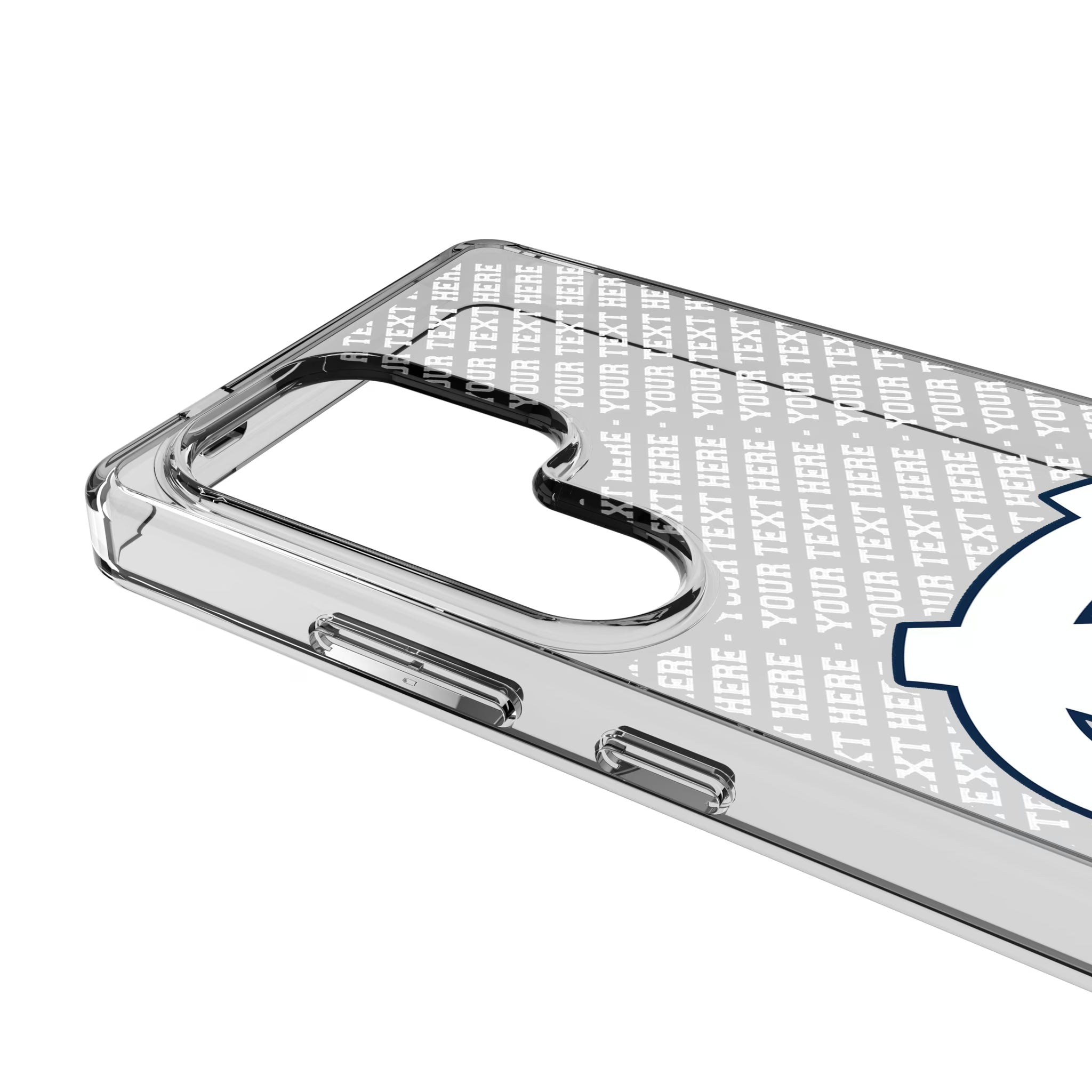 University of North Carolina Tar Heels Personalized EndZone Plus Galaxy Clear Phone Case for Samsung Galaxy - Detail