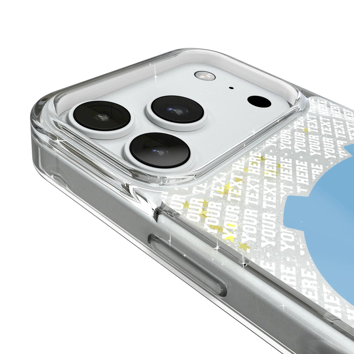 University of North Carolina Tar Heels Personalized EndZone Plus iPhone Glitter Phone Case for Apple iPhone - Detail#Device_iPhone 18 Pro