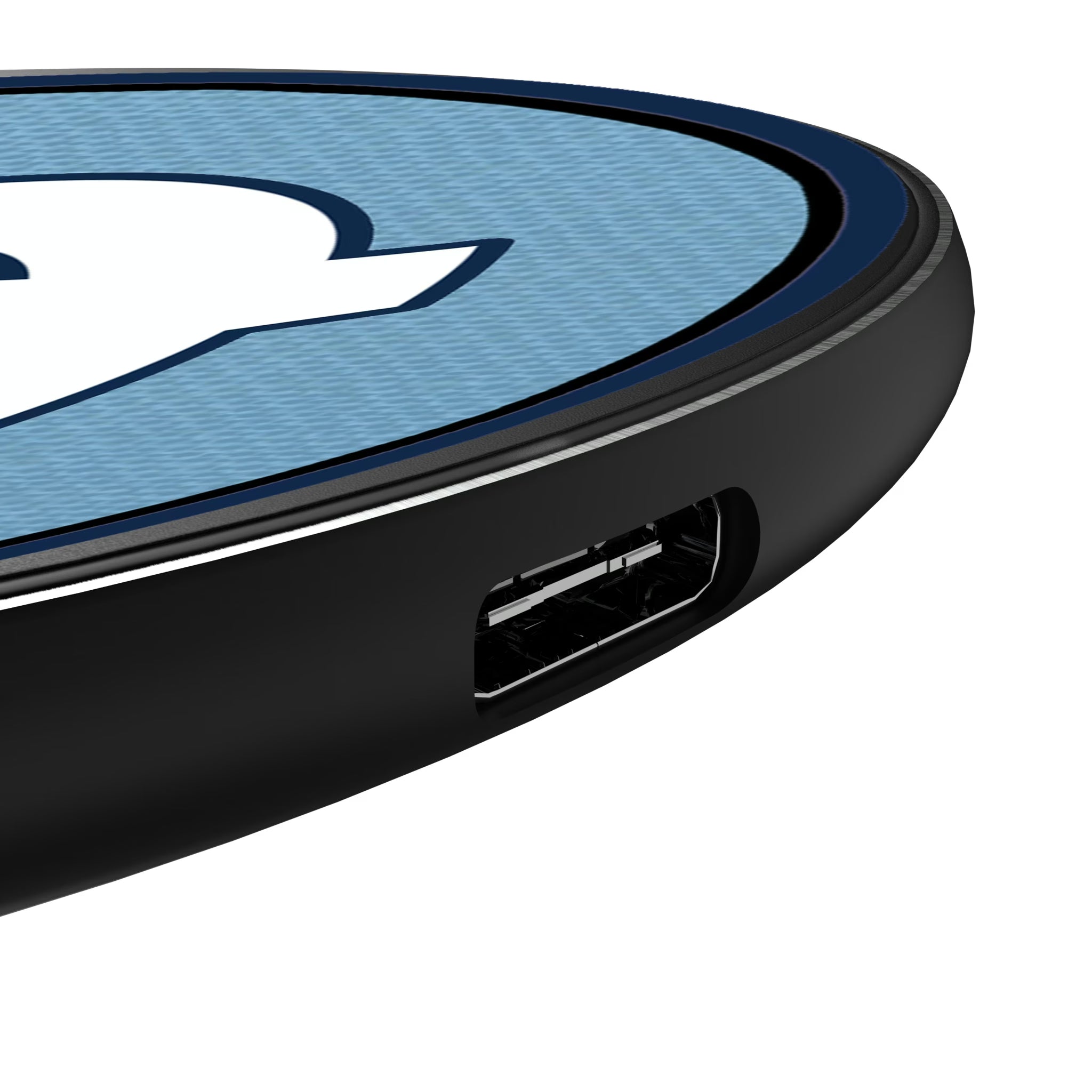 University of North Carolina Tar Heels Personalized Endzone Solid 15-Watt Wireless Charger - Detail