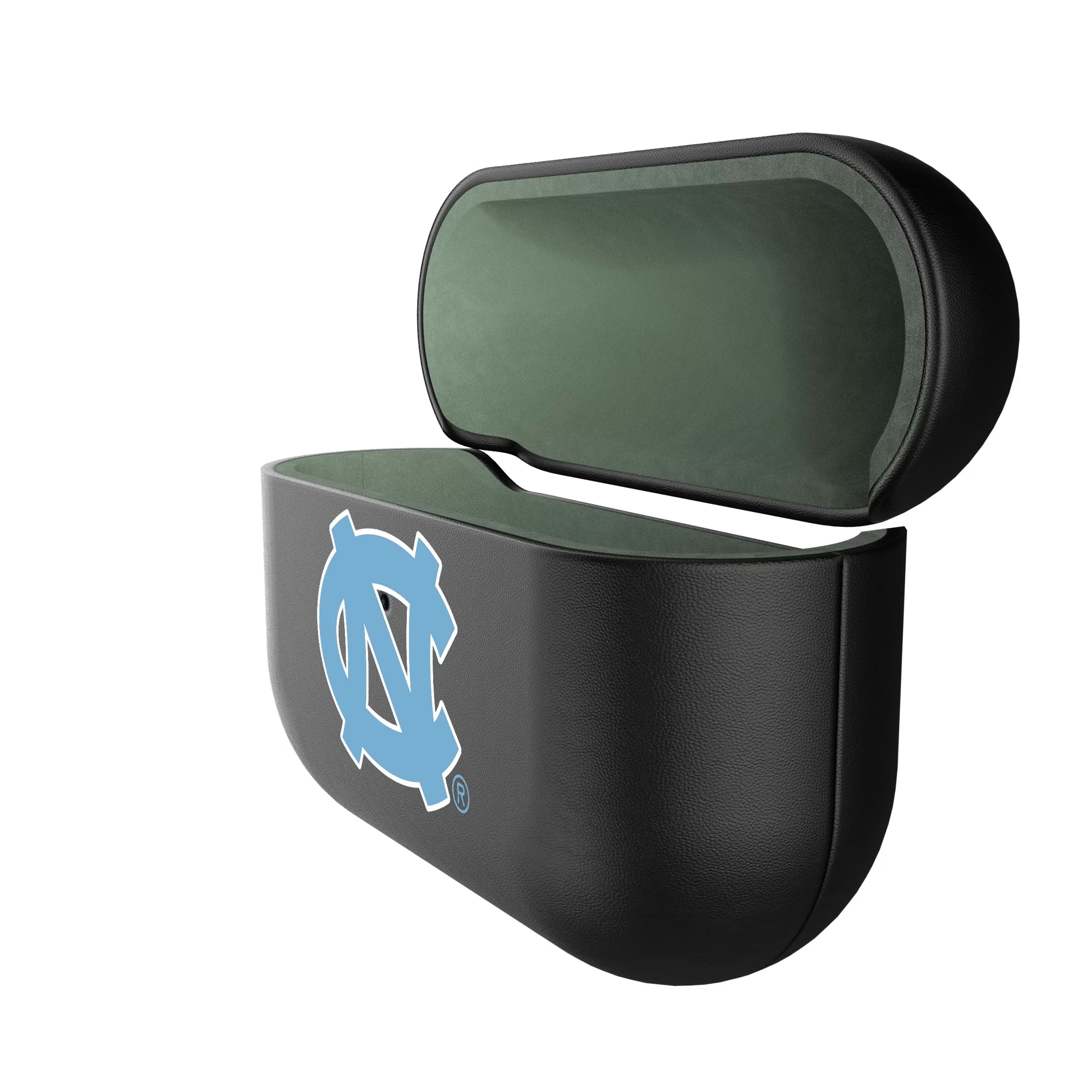 University of North Carolina Tar Heels Personalized Insignia AirPods AirPod Case Cover - Isometric View#Device_AirPods Pro 1st Gen