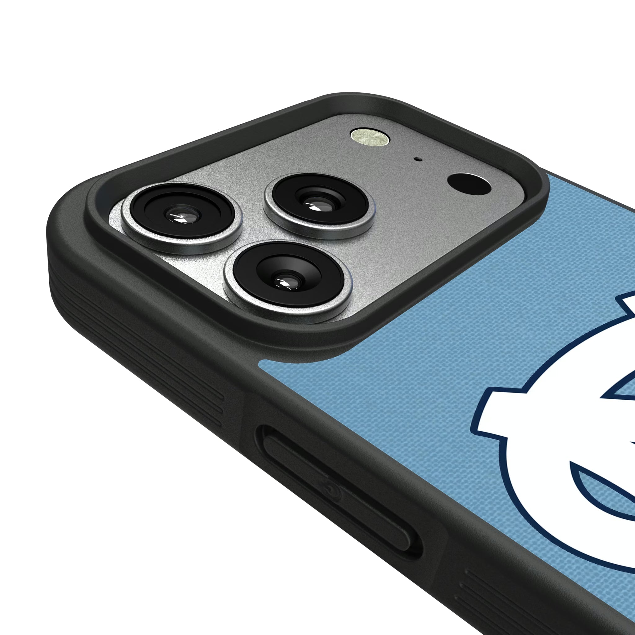 University of North Carolina Tar Heels Personalized Stripe iPhone Bump Phone Case for Apple iPhone - Detail#Device_iPhone 17 Pro