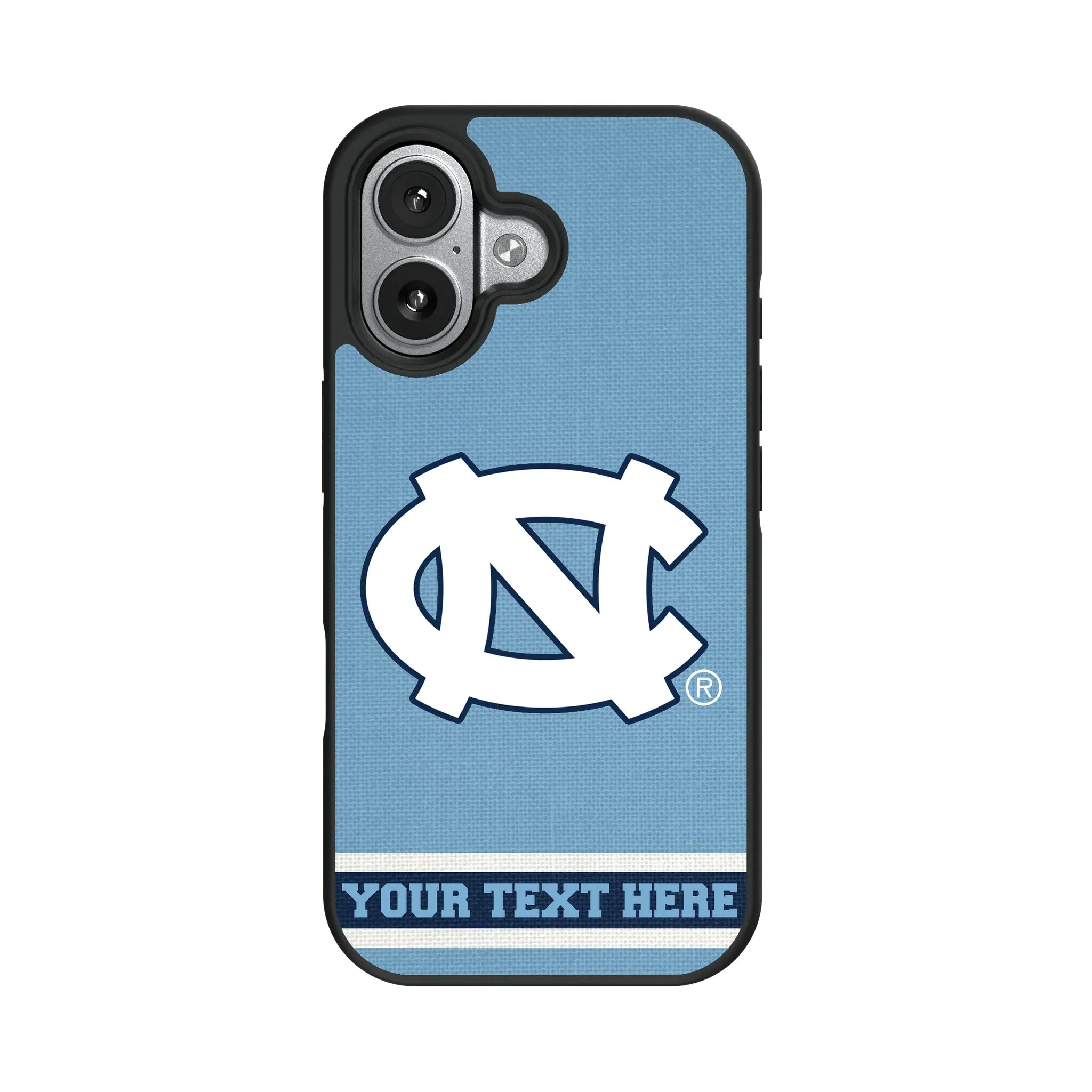 University of North Carolina Tar Heels Personalized Stripe iPhone Bump Phone Case for Apple iPhone#Device_iPhone 17