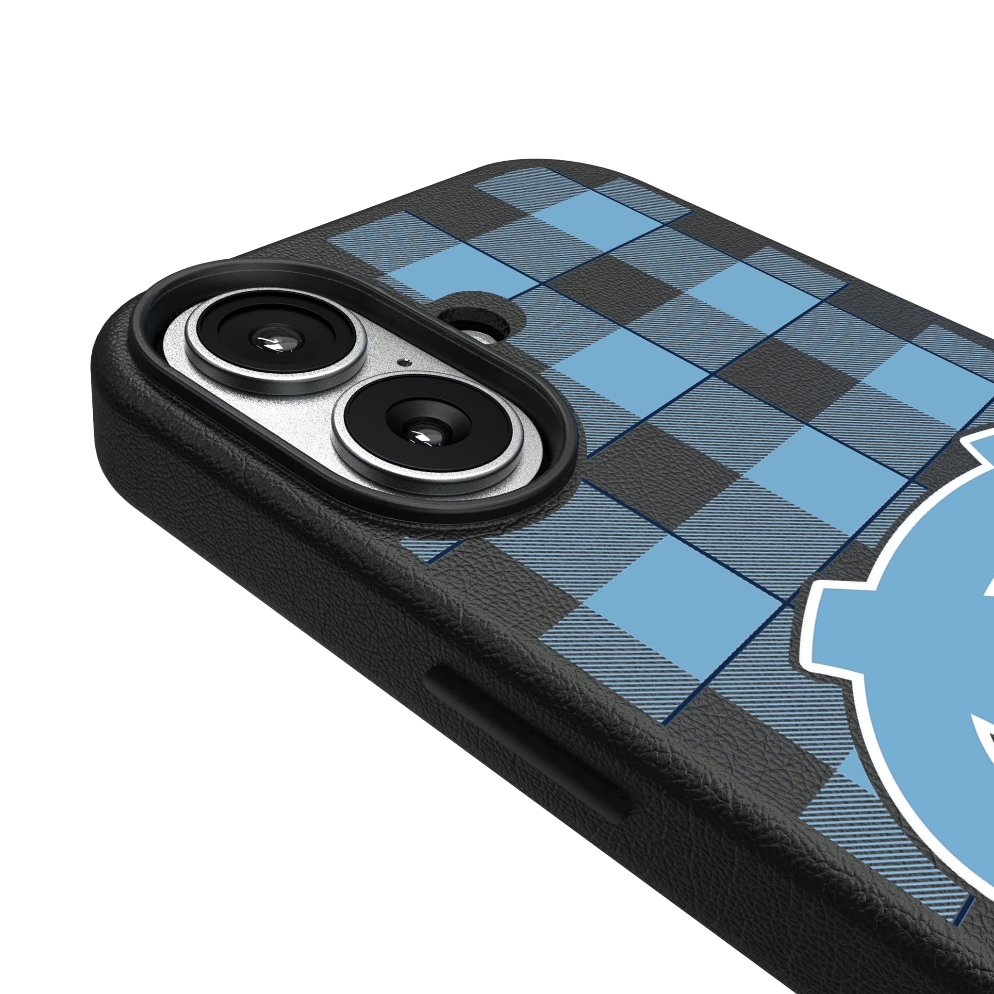 University of North Carolina Tar Heels Plaid iPhone MagSafe Compatible Phone Case for Apple iPhone - Detail#Device_iPhone 17