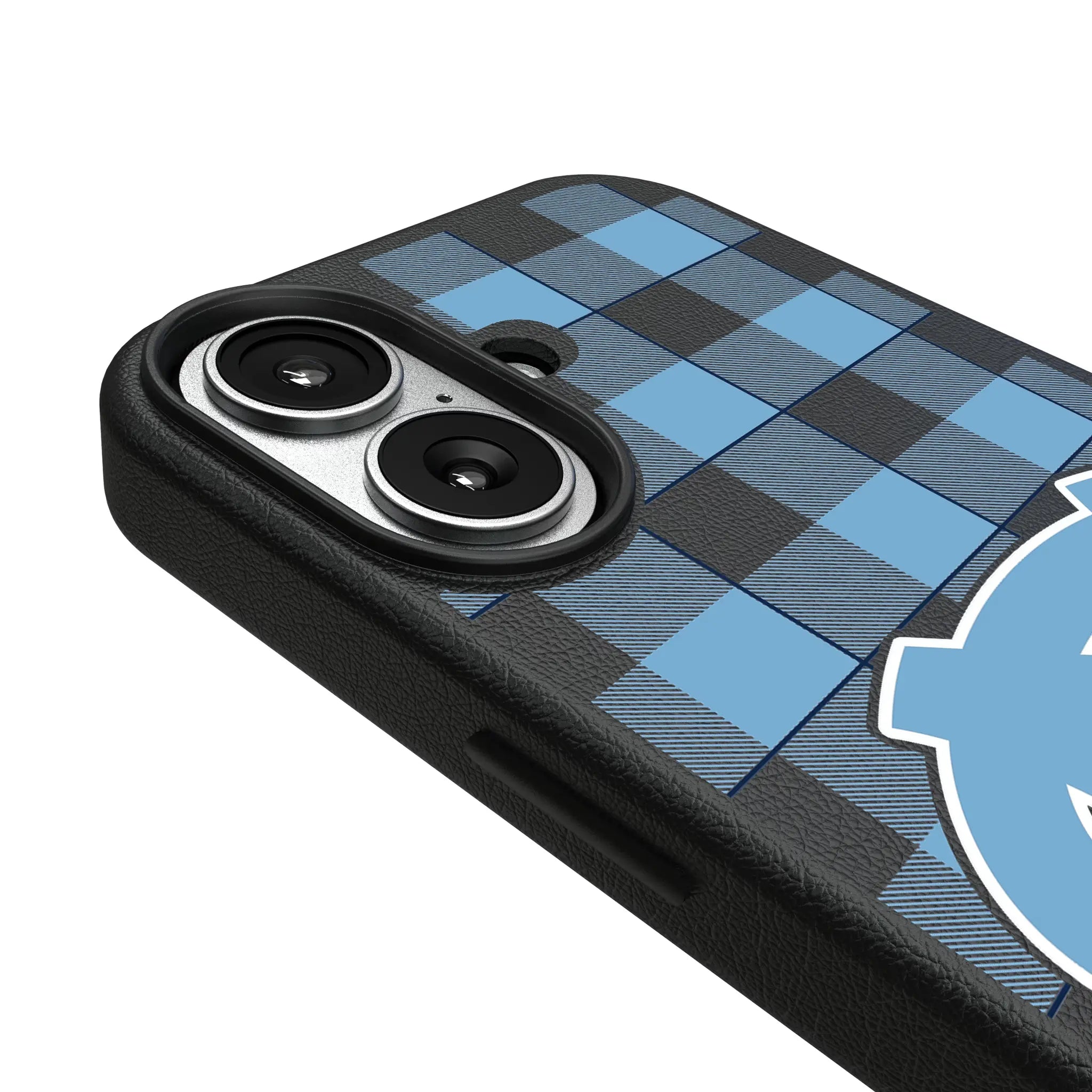 University of North Carolina Tar Heels Plaid iPhone MagSafe Compatible Phone Case for Apple iPhone - Detail#Device_iPhone 17