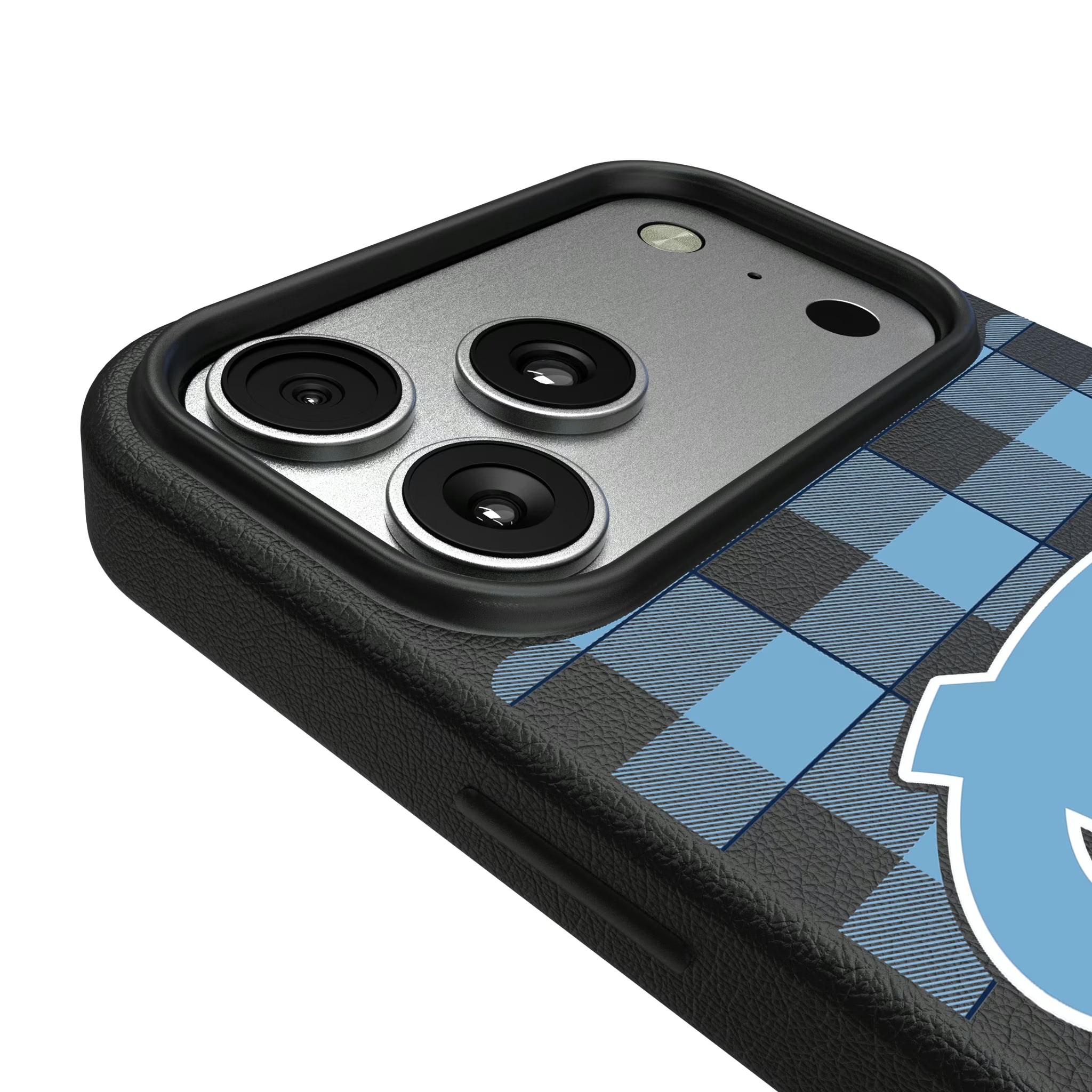 University of North Carolina Tar Heels Plaid iPhone MagSafe Compatible Phone Case for Apple iPhone - Detail#Device_iPhone 17 Pro Max