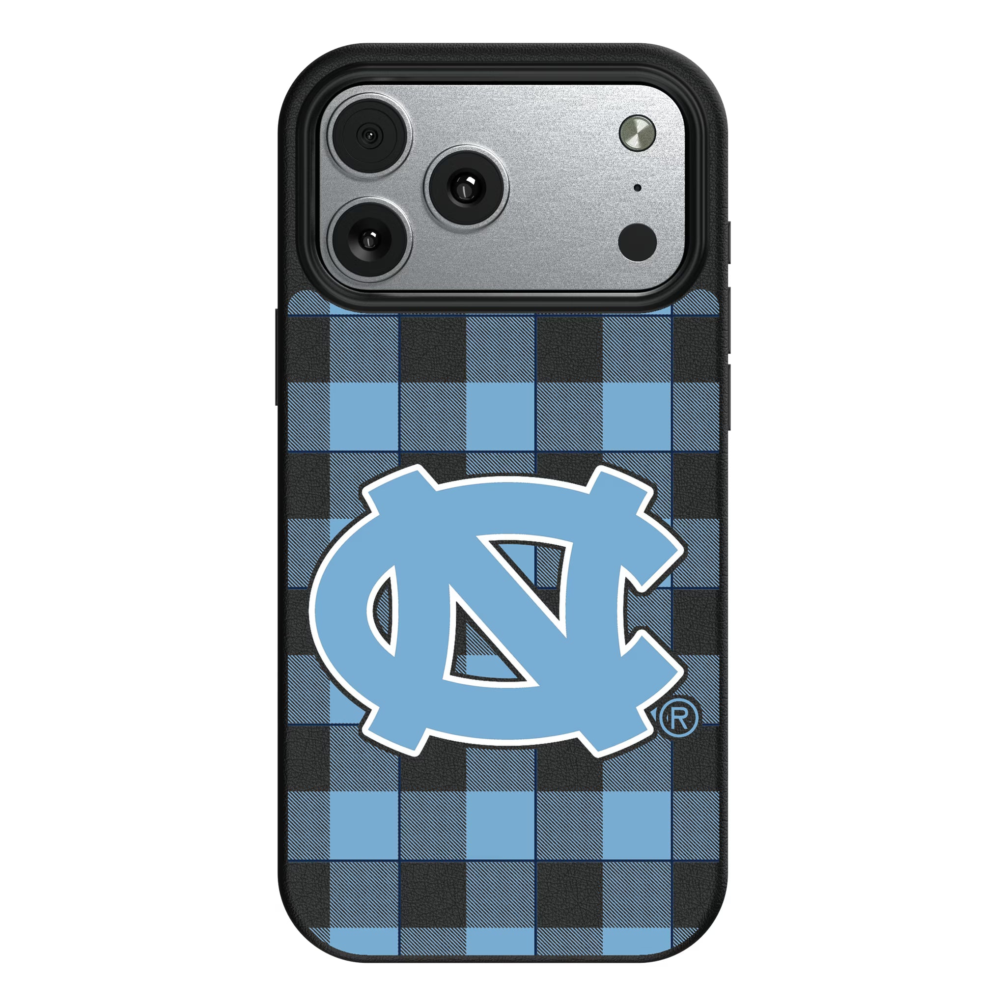 University of North Carolina Tar Heels Plaid iPhone MagSafe Compatible Phone Case for Apple iPhone#Device_iPhone 17 Pro Max