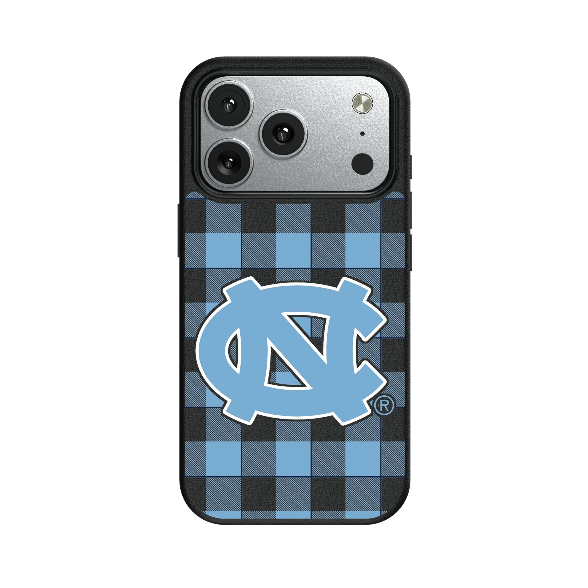University of North Carolina Tar Heels Plaid iPhone MagSafe Compatible Phone Case for Apple iPhone#Device_iPhone 17 Pro