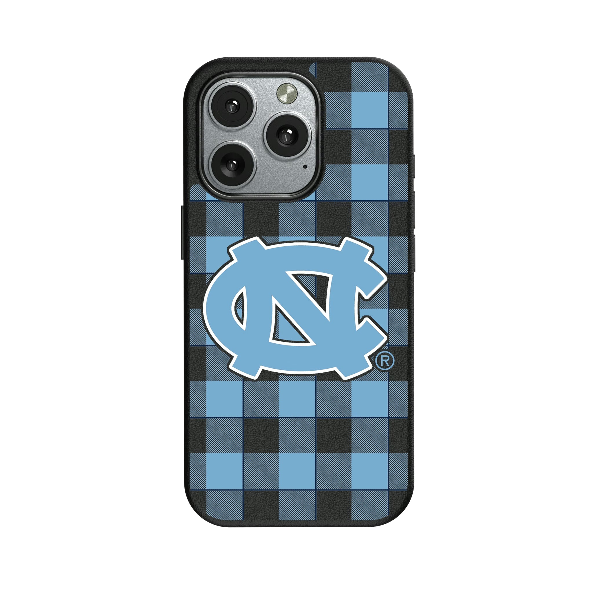 University of North Carolina Tar Heels Plaid iPhone MagSafe Compatible Phone Case for Apple iPhone