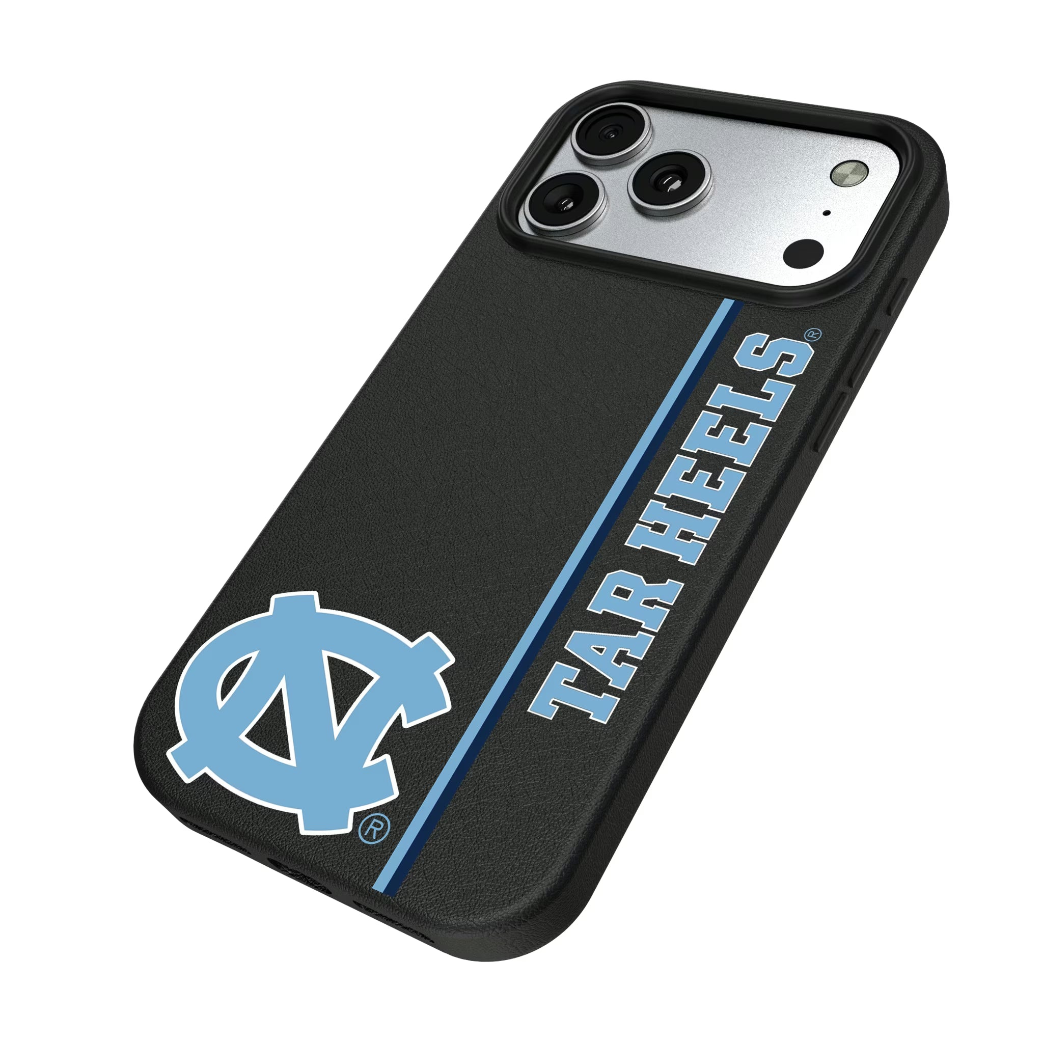 University of North Carolina Tar Heels Sidebar iPhone MagSafe Compatible Phone Case for Apple iPhone - Isometric View#Device_iPhone 17 Pro Max