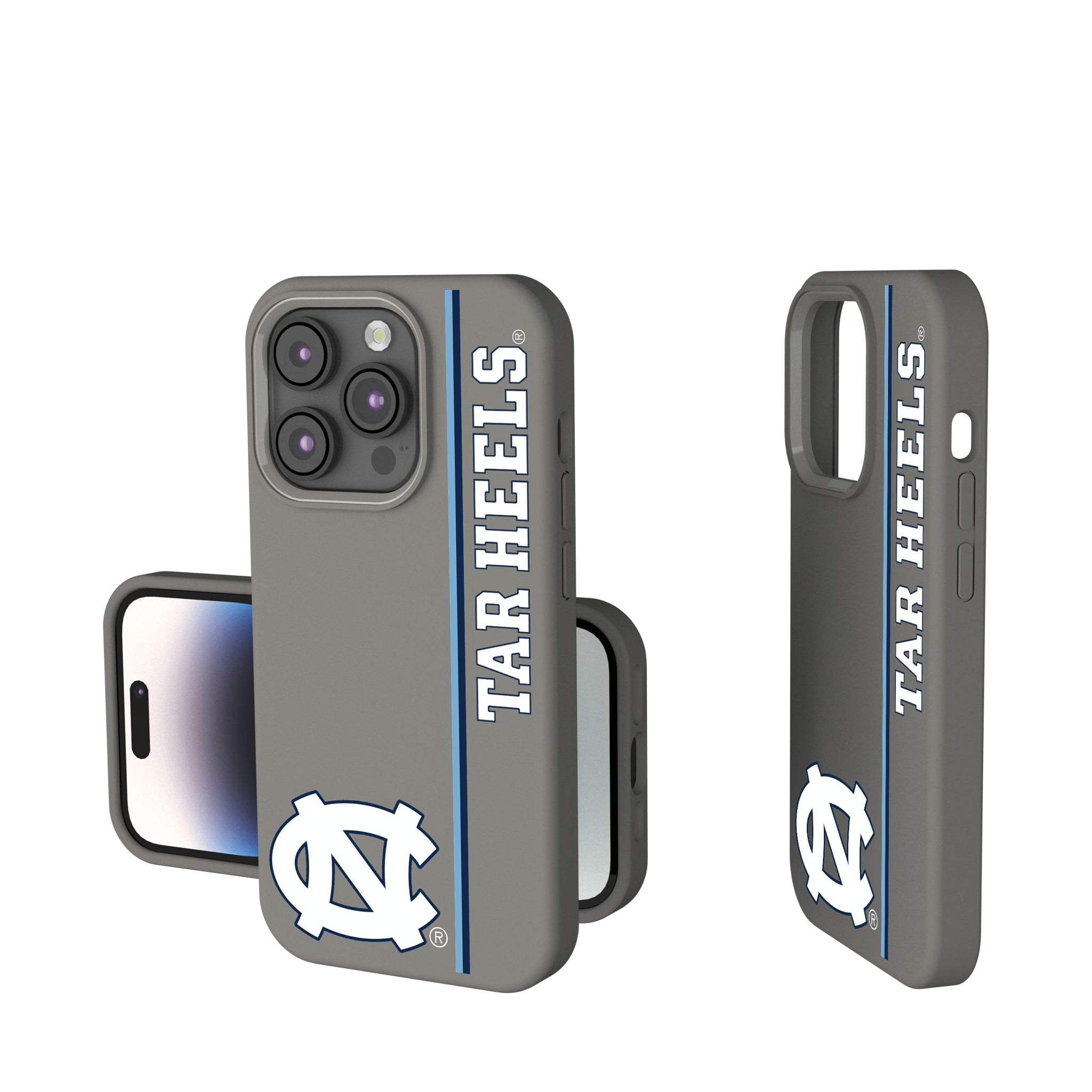 University of North Carolina Tar Heels Sidebar iPhone Soft Touch Phone Case for Apple iPhone