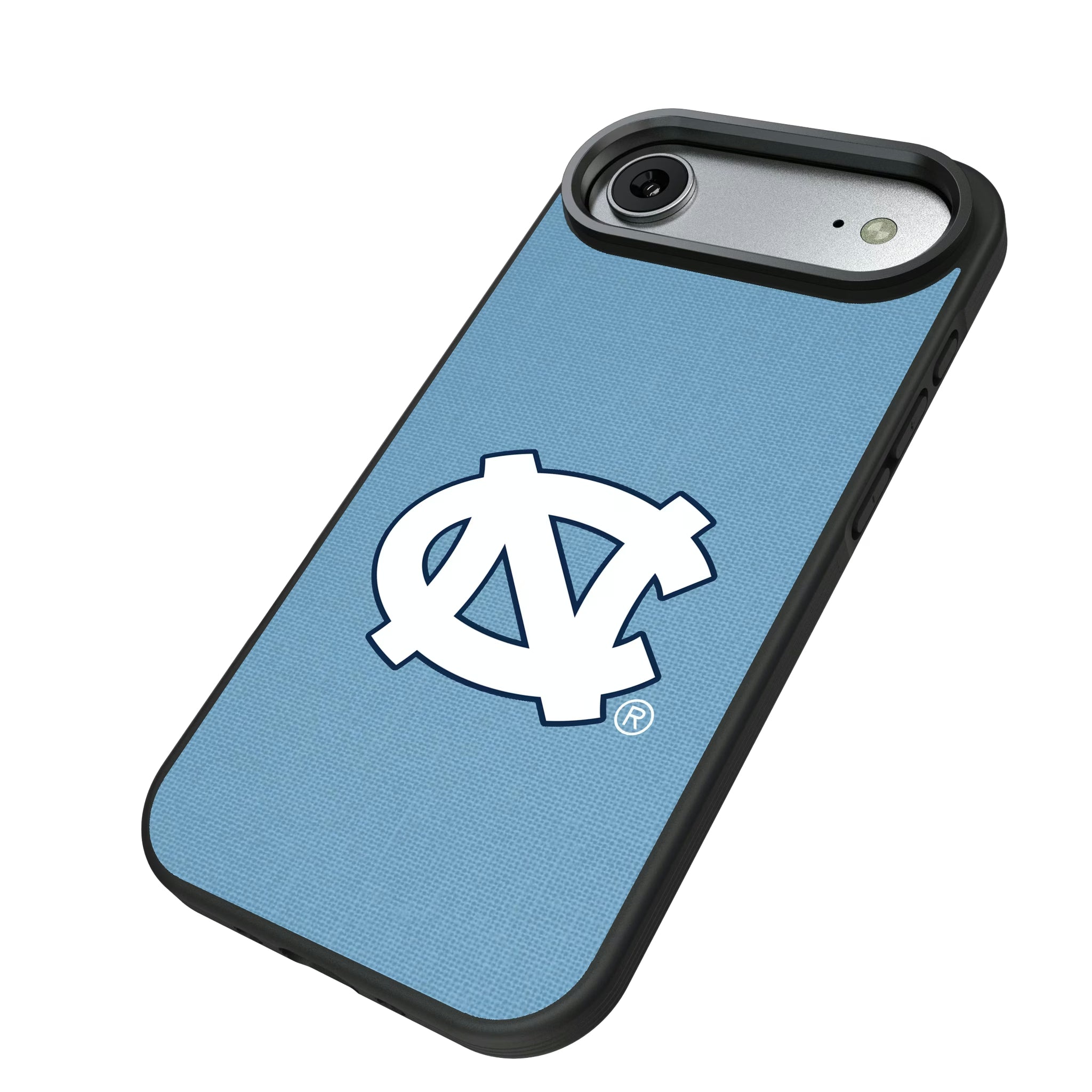 University of North Carolina Tar Heels Solid iPhone Bump Phone Case for Apple iPhone - Isometric View#Device_iPhone Air