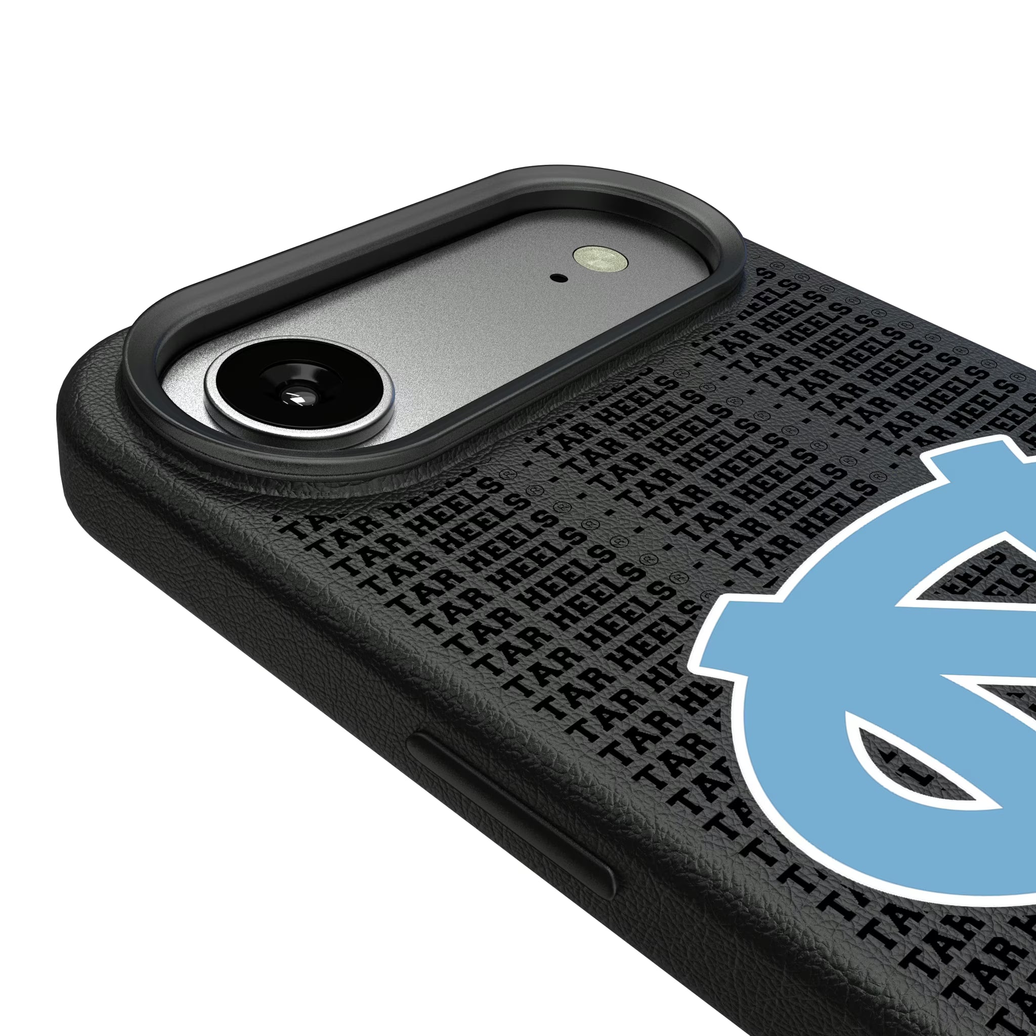 University of North Carolina Tar Heels Text Backdrop iPhone MagSafe Compatible Phone Case for Apple iPhone - Detail#Device_iPhone Air