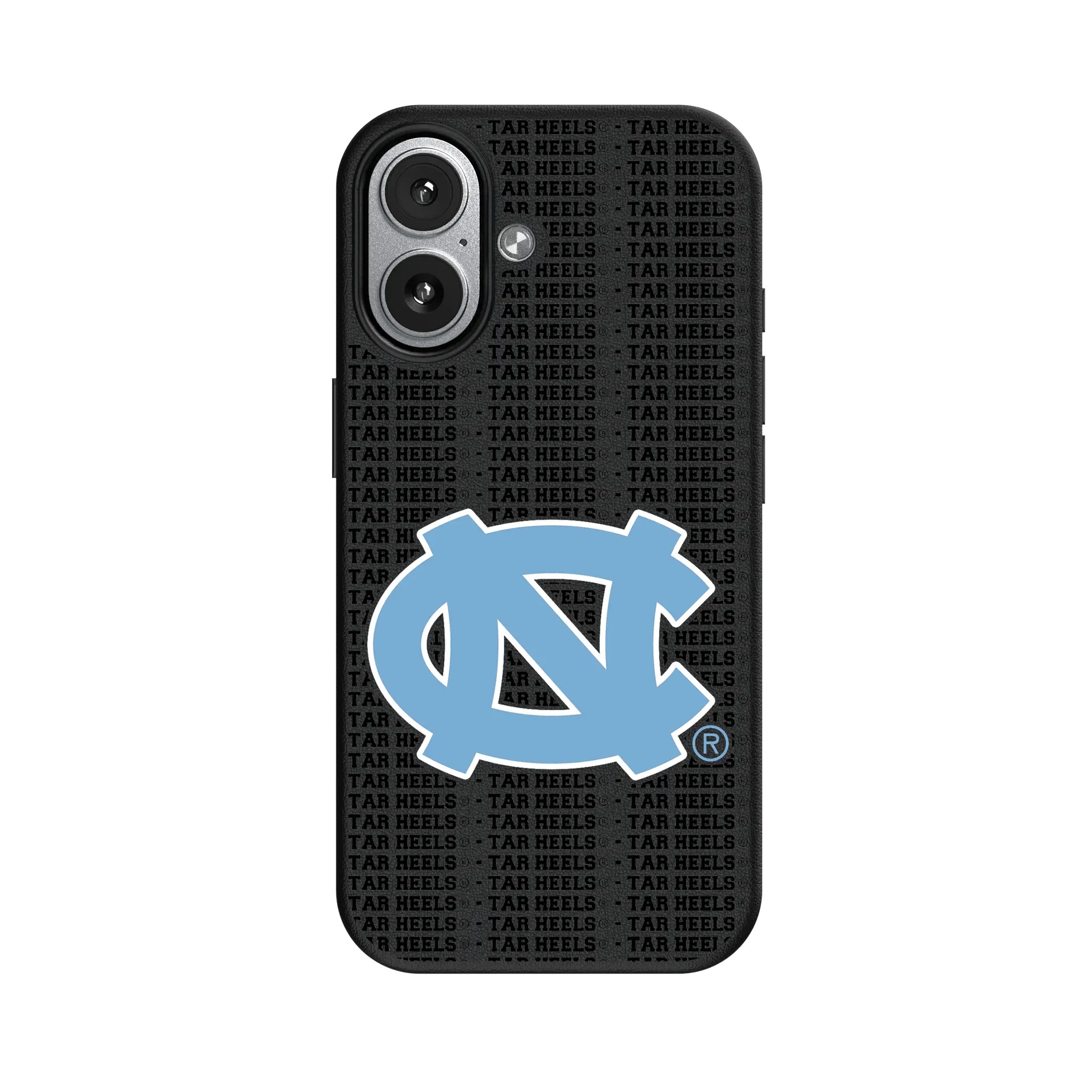 University of North Carolina Tar Heels Text Backdrop iPhone MagSafe Compatible Phone Case for Apple iPhone#Device_iPhone 17