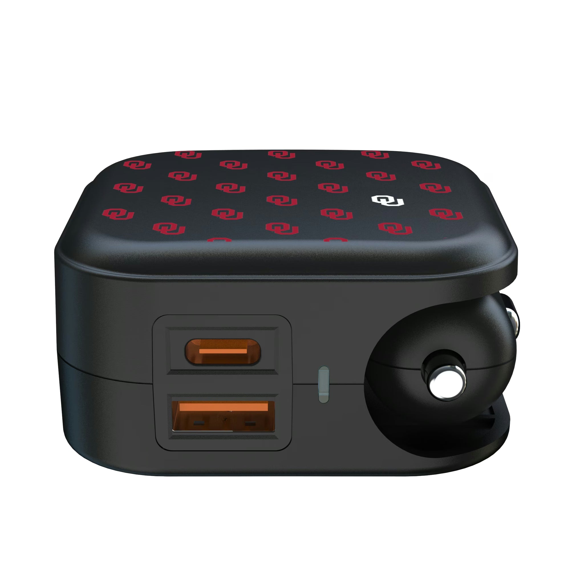 University of Oklahoma Sooners Fashion Pattern 2 in 1 USB A/C Charger