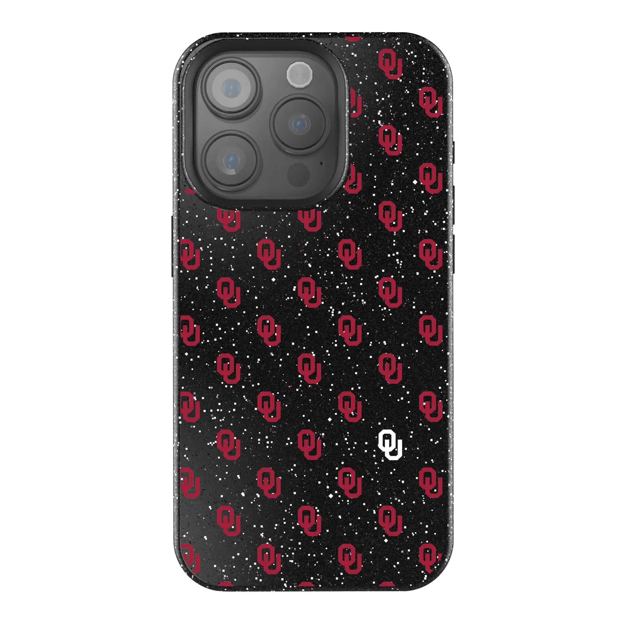 University of Oklahoma Sooners Fashion Pattern iPhone Bling Phone Case for Apple iPhone