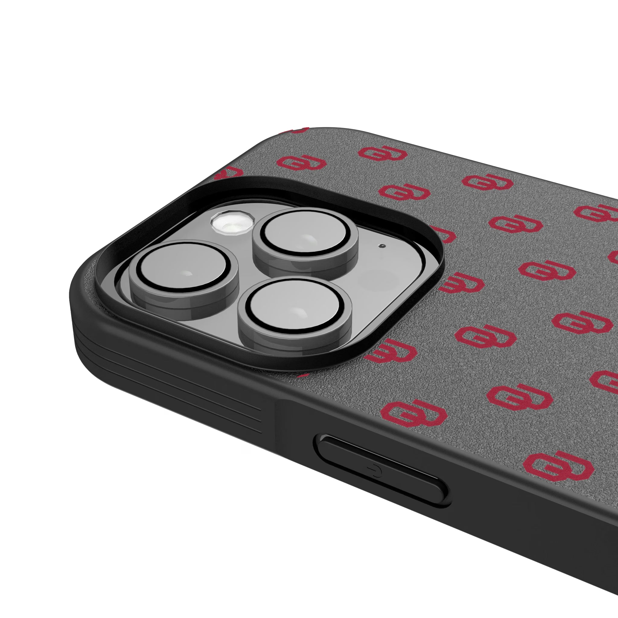 University of Oklahoma Sooners Fashion Pattern iPhone Bump Phone Case for Apple iPhone - Detail