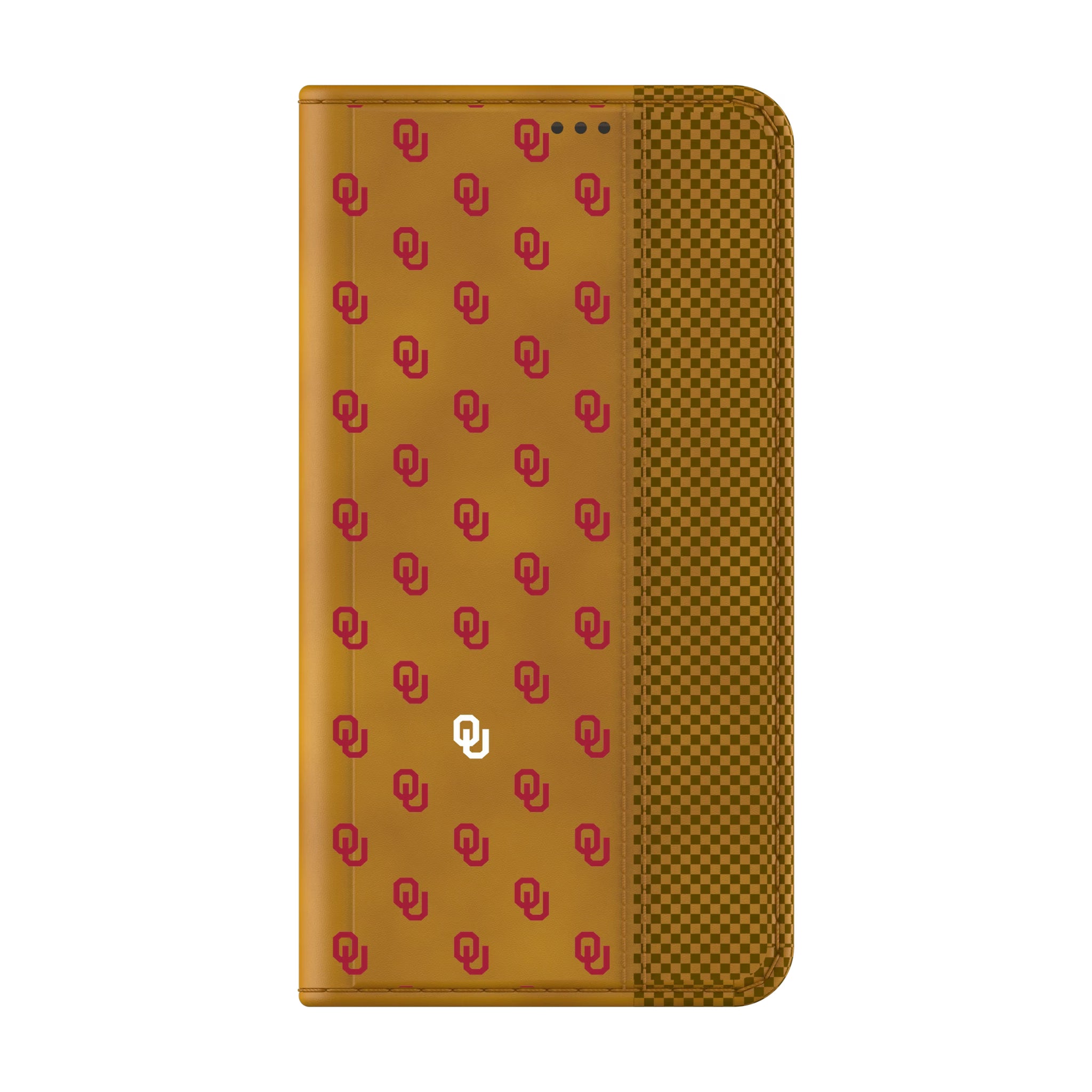 University of Oklahoma Sooners Fashion Pattern Galaxy Folio Phone Case for Samsung Galaxy