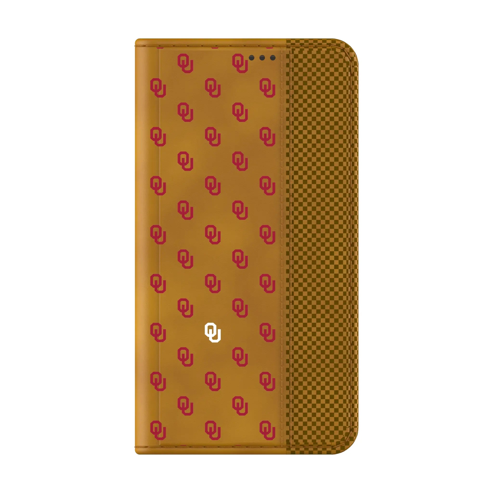 University of Oklahoma Sooners Fashion Pattern Galaxy Folio Phone Case for Samsung Galaxy