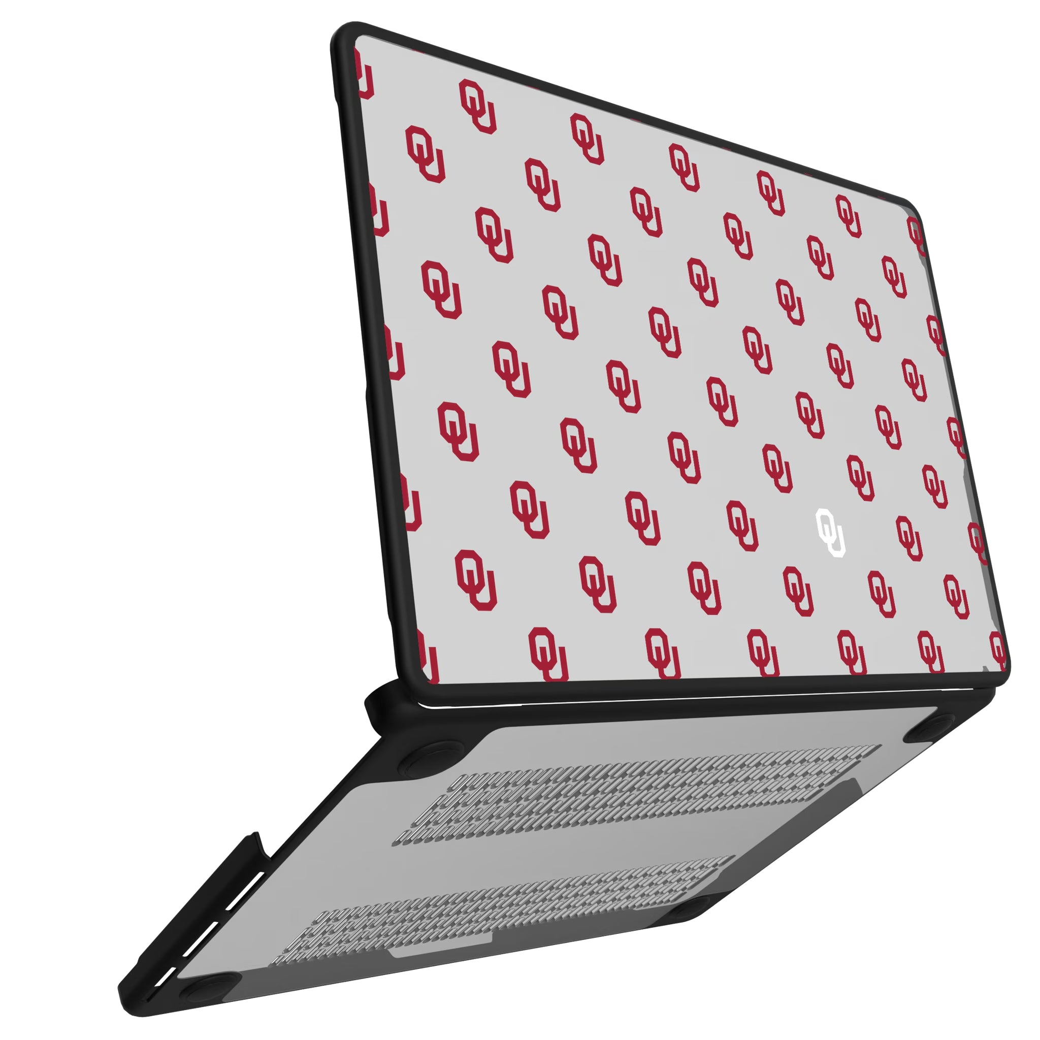 University of Oklahoma Sooners Fashion Pattern MacBook Laptop Case for Apple MacBook#Device_MacBook Pro (14-inch, 2021) / MacBook Pro (14-inch, 2023) / MacBook Pro (14-inch, 2024)