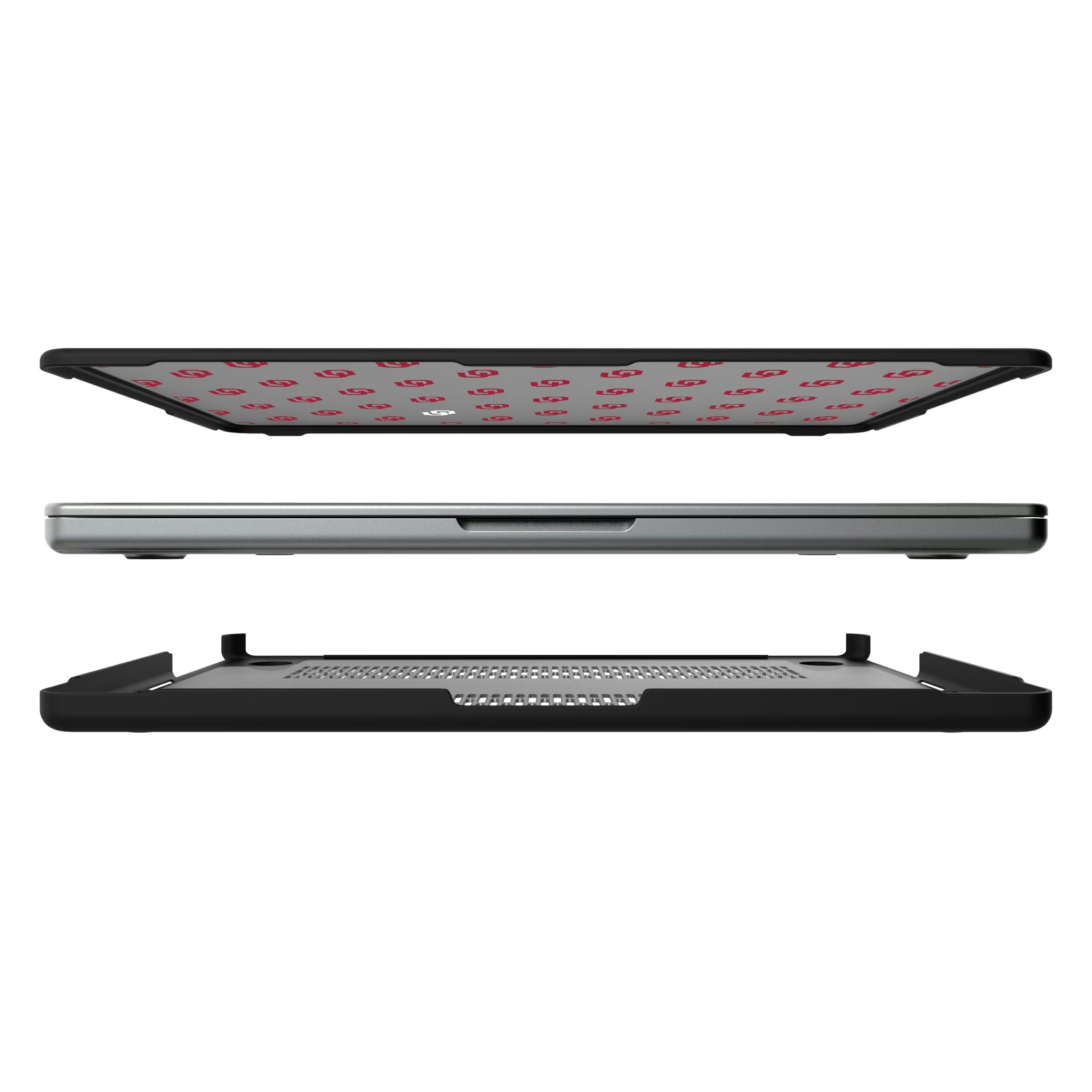 University of Oklahoma Sooners Fashion Pattern MacBook Laptop Case for Apple MacBook#Device_MacBook Pro (14-inch, 2021) / MacBook Pro (14-inch, 2023) / MacBook Pro (14-inch, 2024)