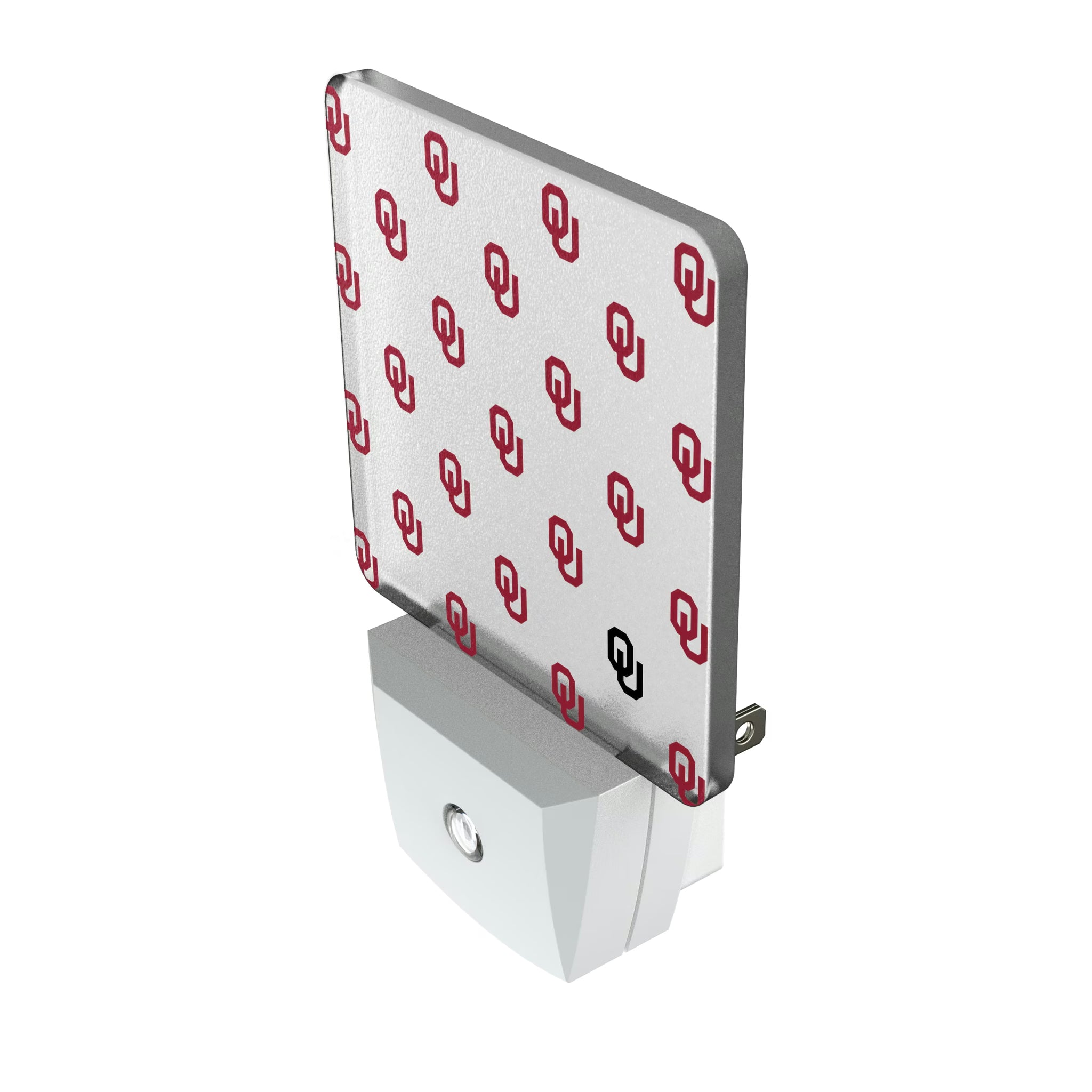 University of Oklahoma Sooners Fashion Pattern Night Light 2-Pack - Isometric View