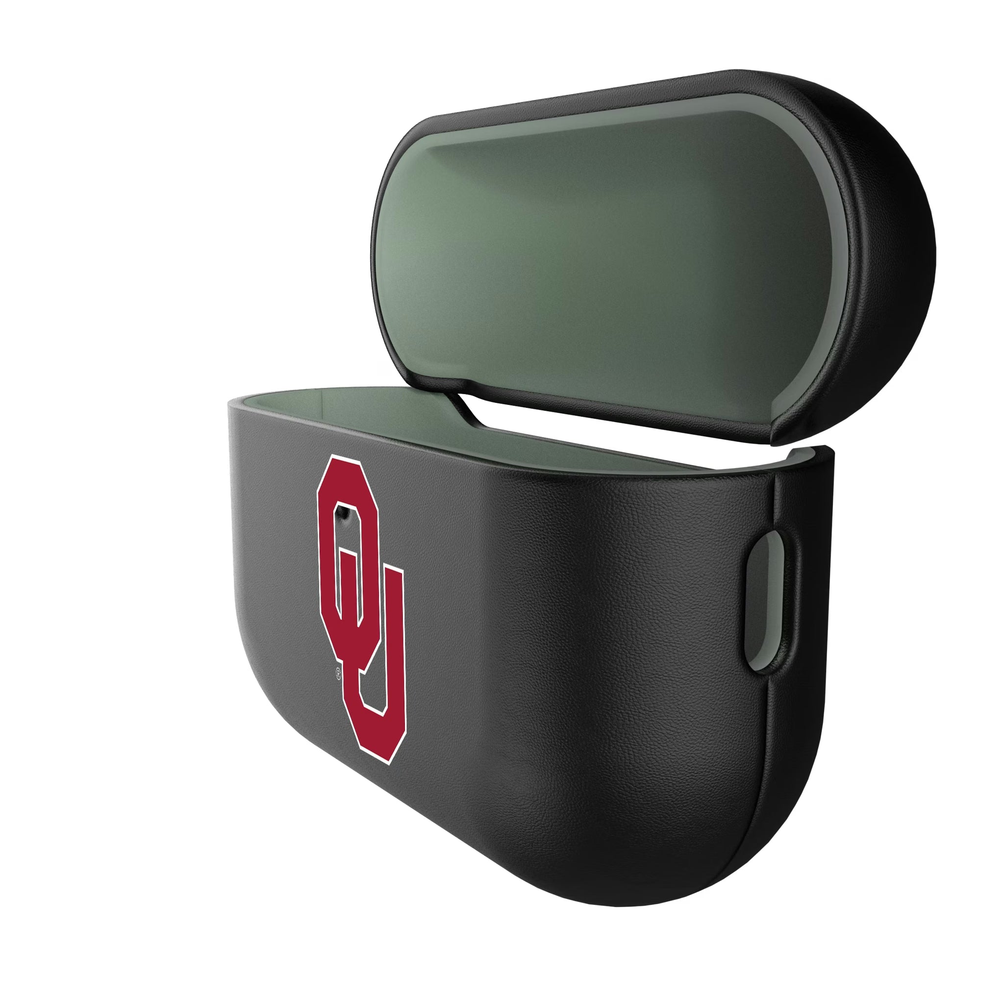 University of Oklahoma Sooners Insignia AirPods AirPod Case Cover - Isometric View#Device_AirPods Pro 3
