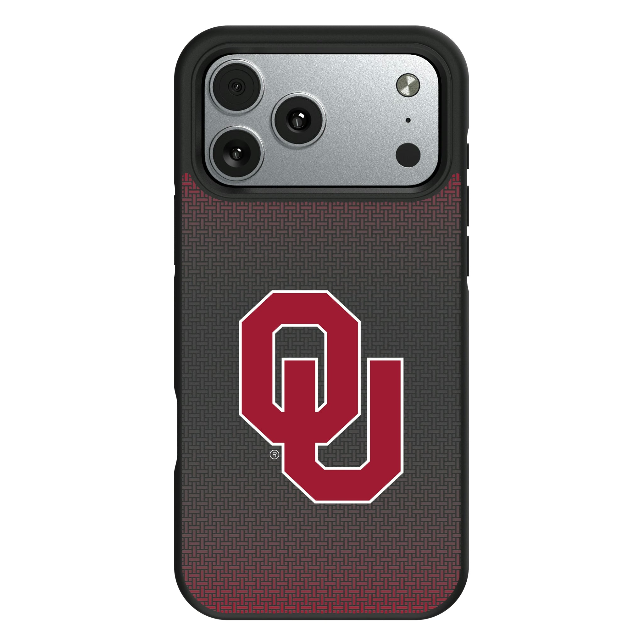 University of Oklahoma Sooners Linen iPhone Bump Phone Case for Apple iPhone#Device_iPhone 17 Pro Max