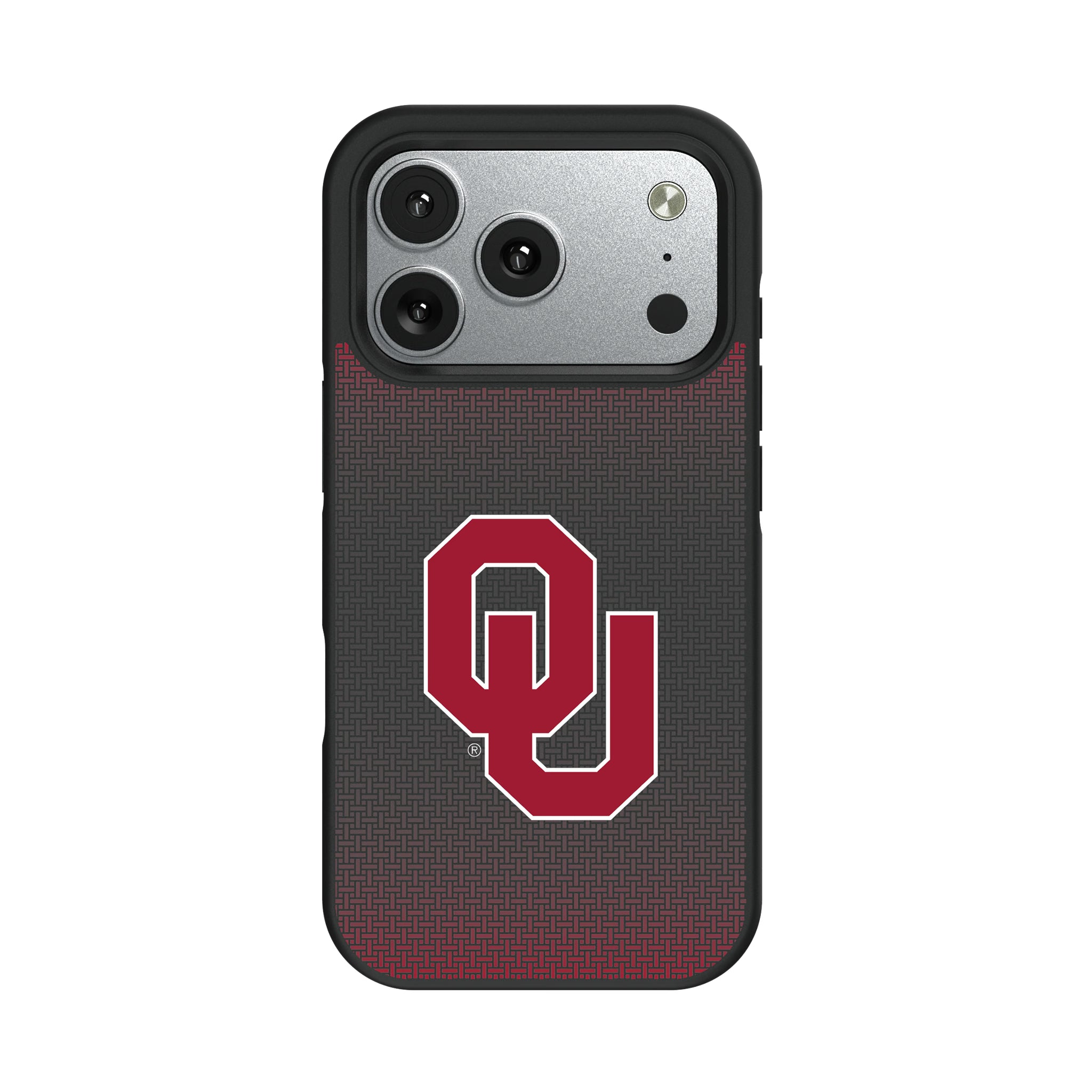 University of Oklahoma Sooners Linen iPhone Bump Phone Case for Apple iPhone#Device_iPhone 17 Pro