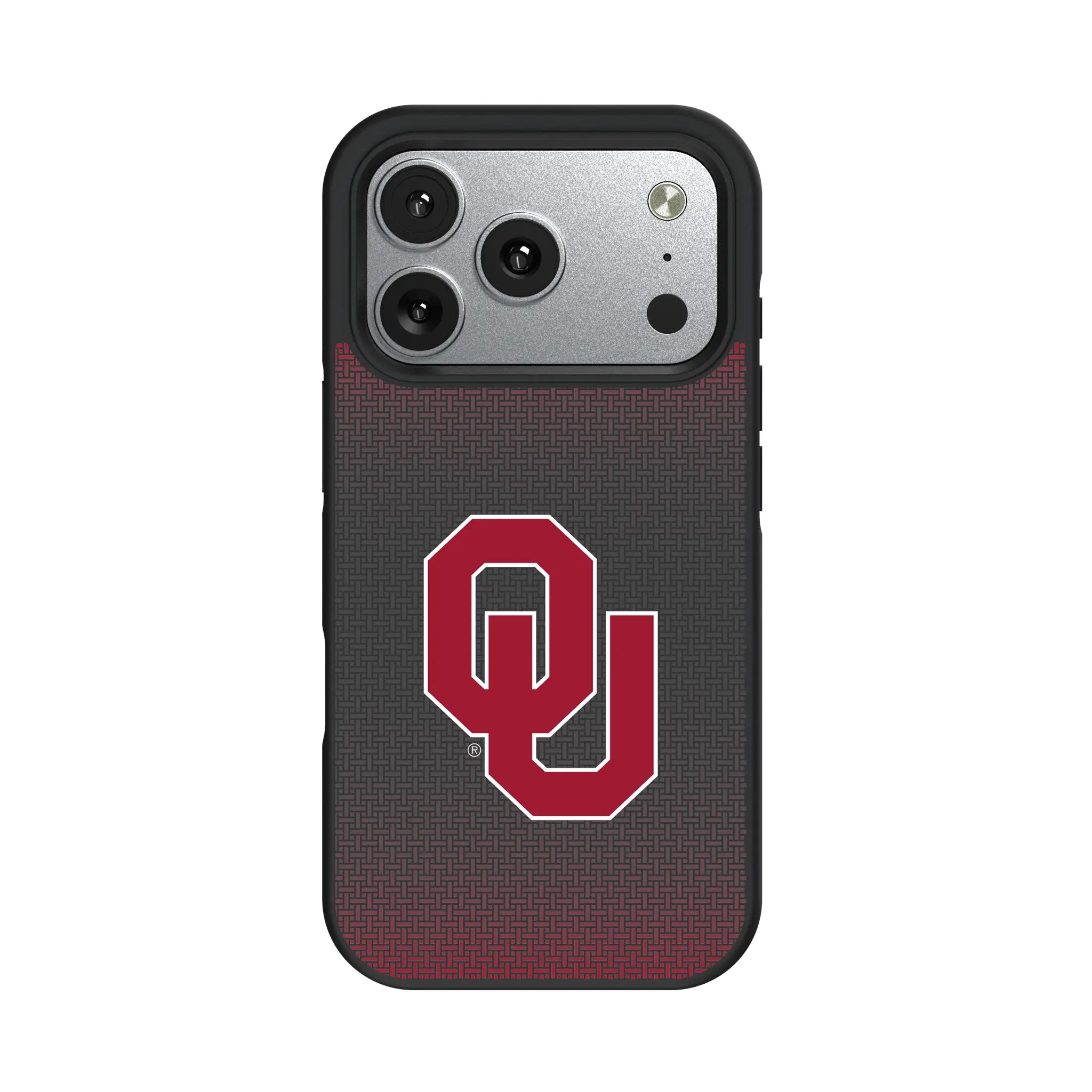 University of Oklahoma Sooners Linen iPhone Bump Phone Case for Apple iPhone#Device_iPhone 17 Pro