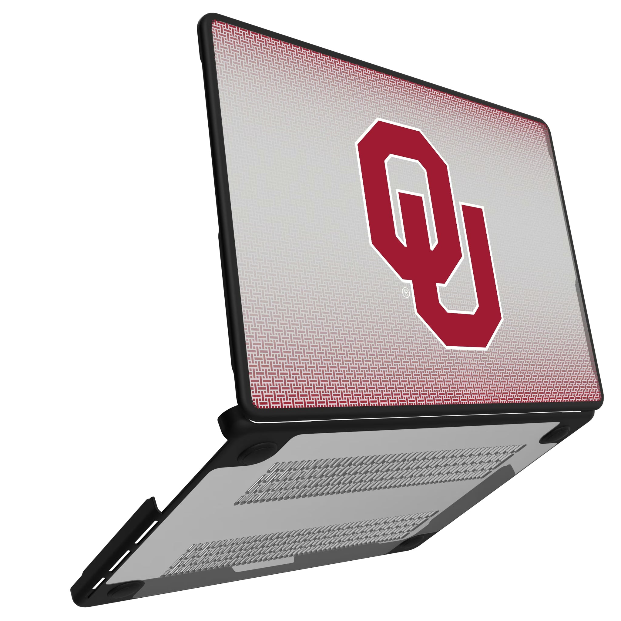 University of Oklahoma Sooners Linen MacBook Laptop Case for Apple MacBook#Device_MacBook Pro (14-inch, 2021) / MacBook Pro (14-inch, 2023) / MacBook Pro (14-inch, 2024)