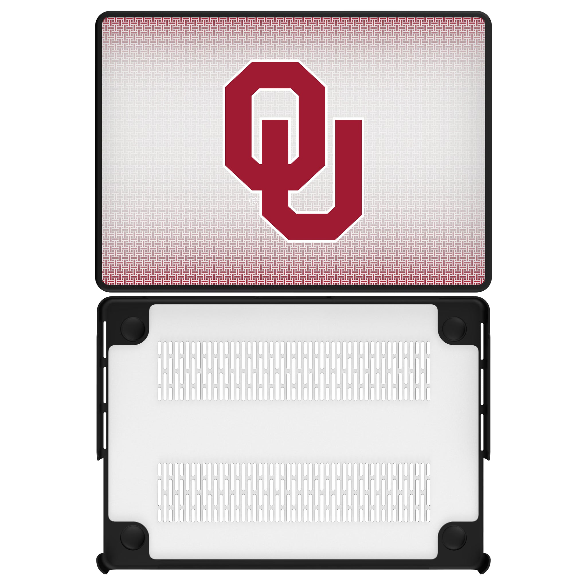 University of Oklahoma Sooners Linen MacBook Laptop Case for Apple MacBook#Device_MacBook Pro (14-inch, 2021) / MacBook Pro (14-inch, 2023) / MacBook Pro (14-inch, 2024)