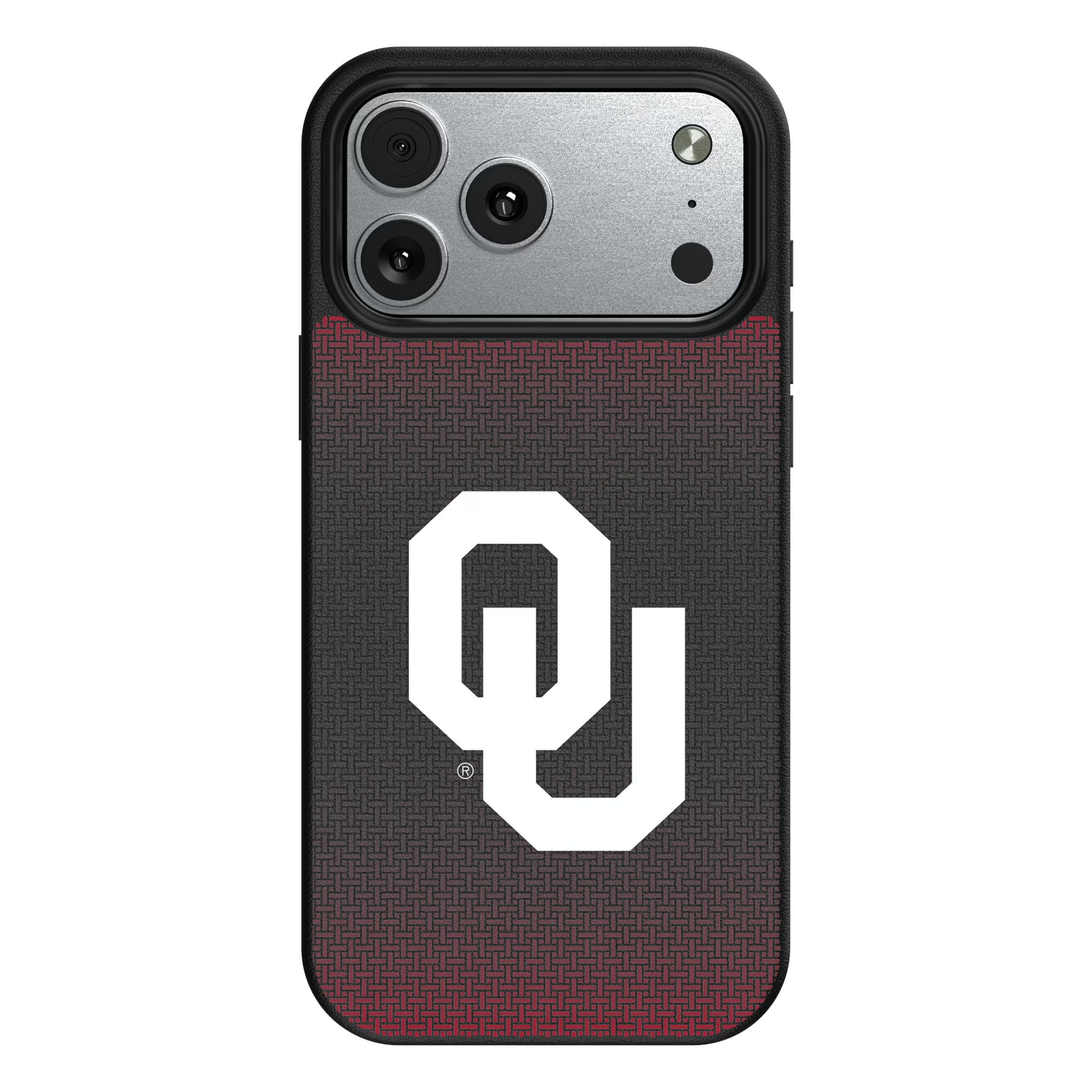 University of Oklahoma Sooners Linen iPhone MagSafe Compatible Phone Case for Apple iPhone#Device_iPhone 17 Pro Max